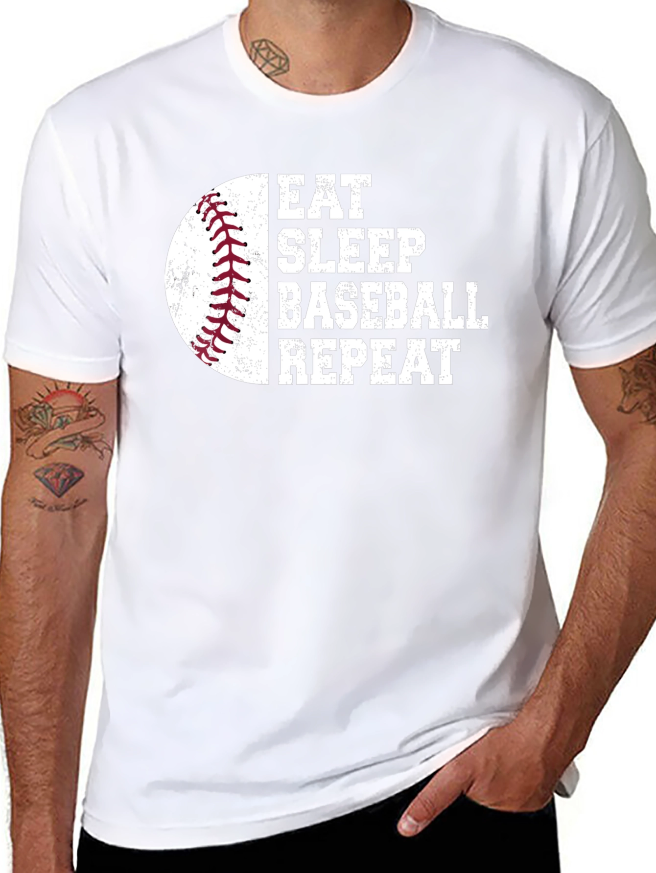 Eat Sleep Baseball Repeat T-Shirt