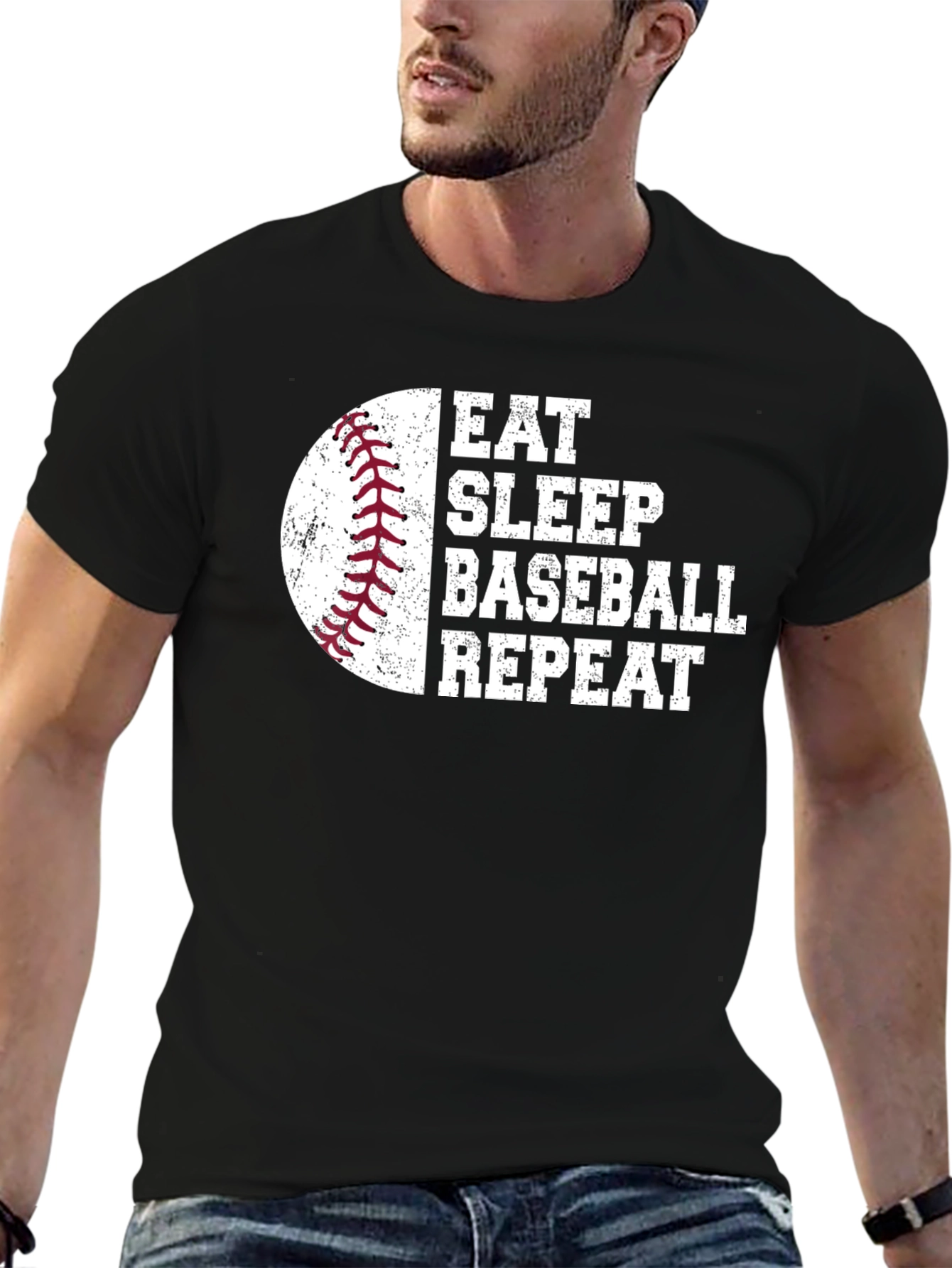 Eat Sleep Baseball Repeat T-Shirt