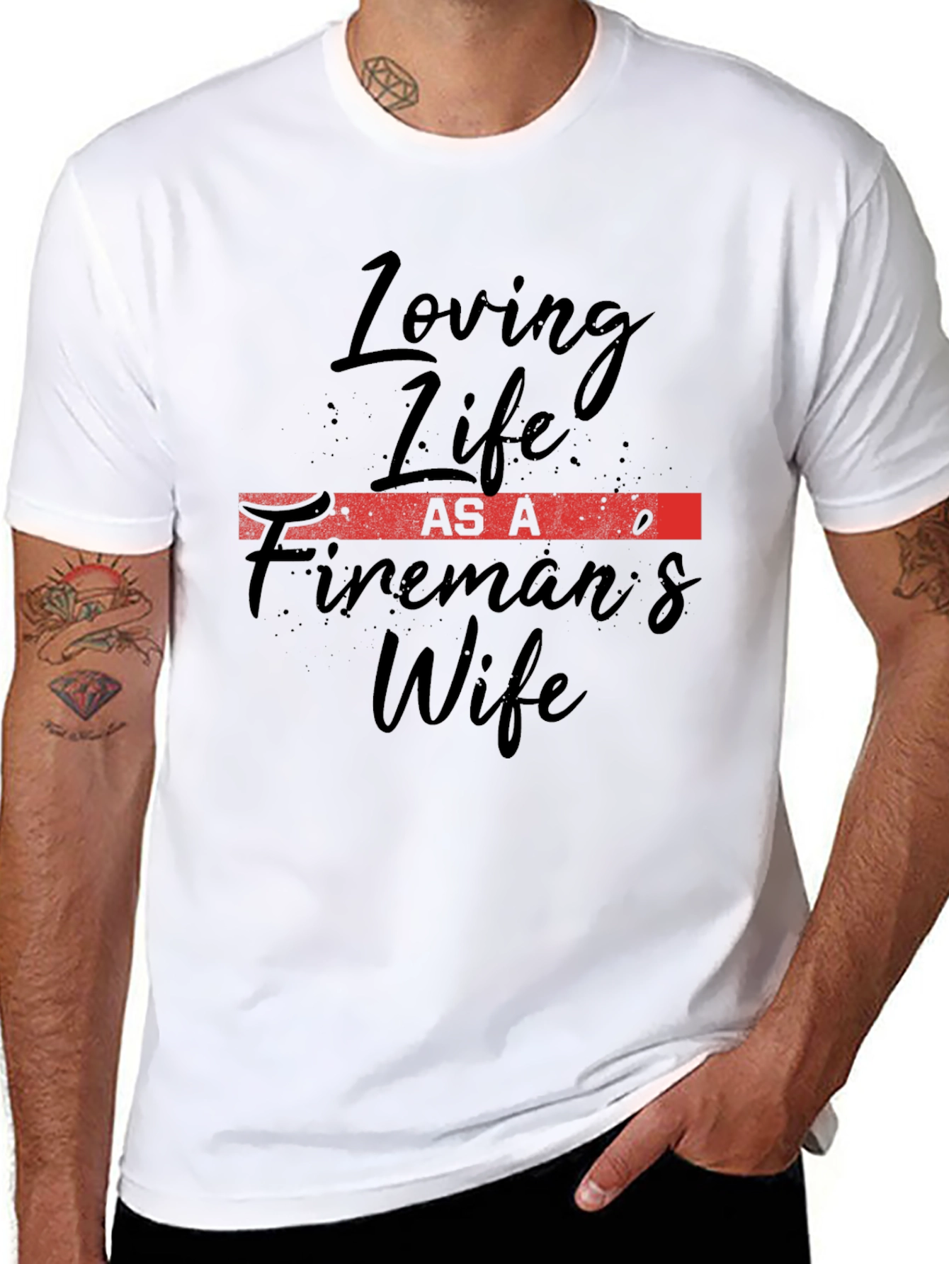 Firemans Wife Graphic Tee