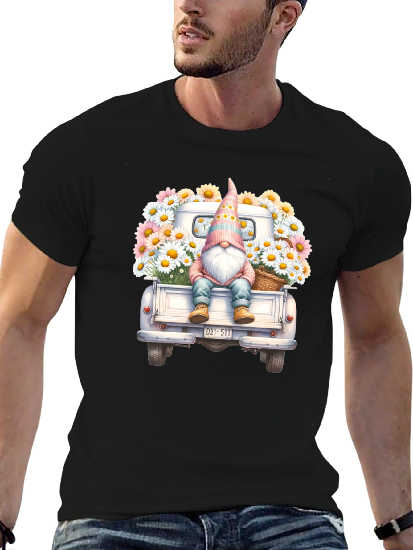Gnome Truck Floral T-Shirt