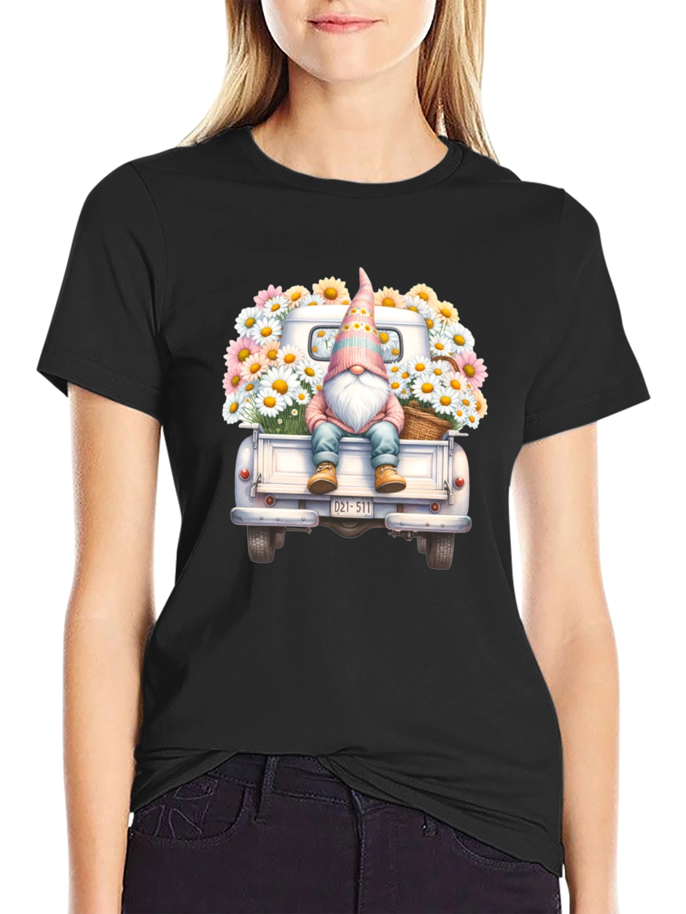 Gnome Truck Floral T-Shirt