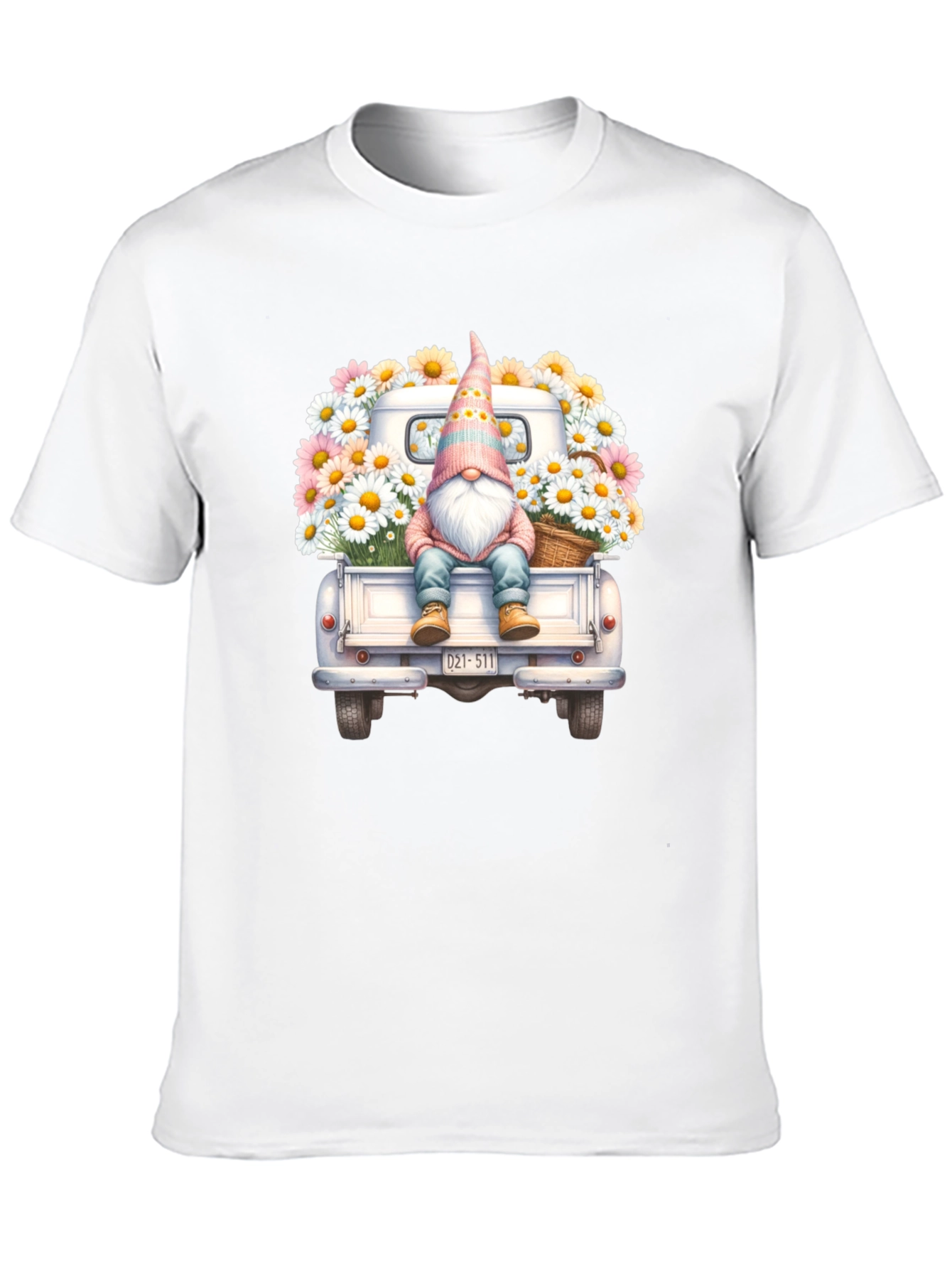 Gnome Truck Floral T-Shirt