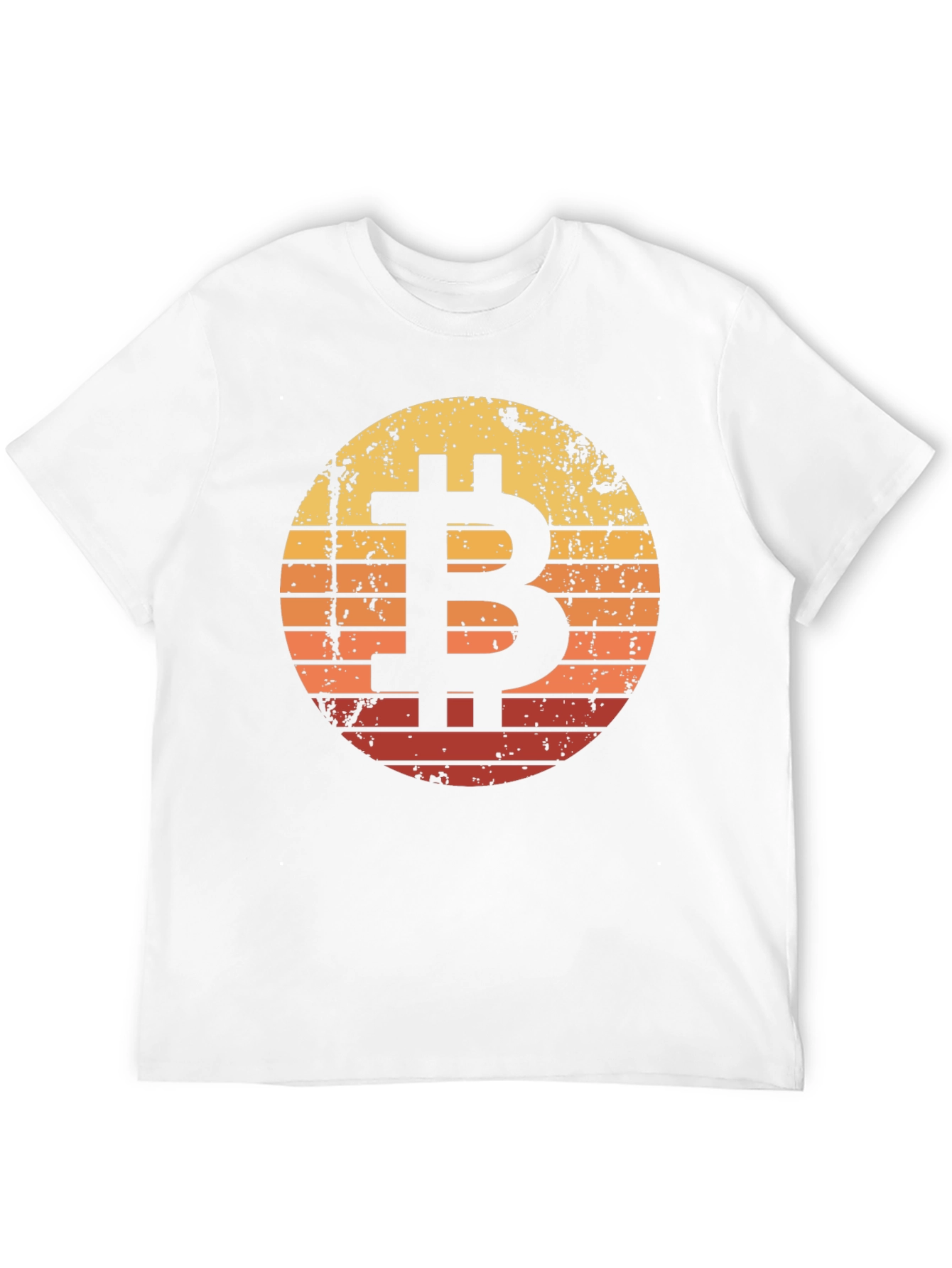 Bitcoin Sunset Graphic Tee - Crypto Currency T-Shirt