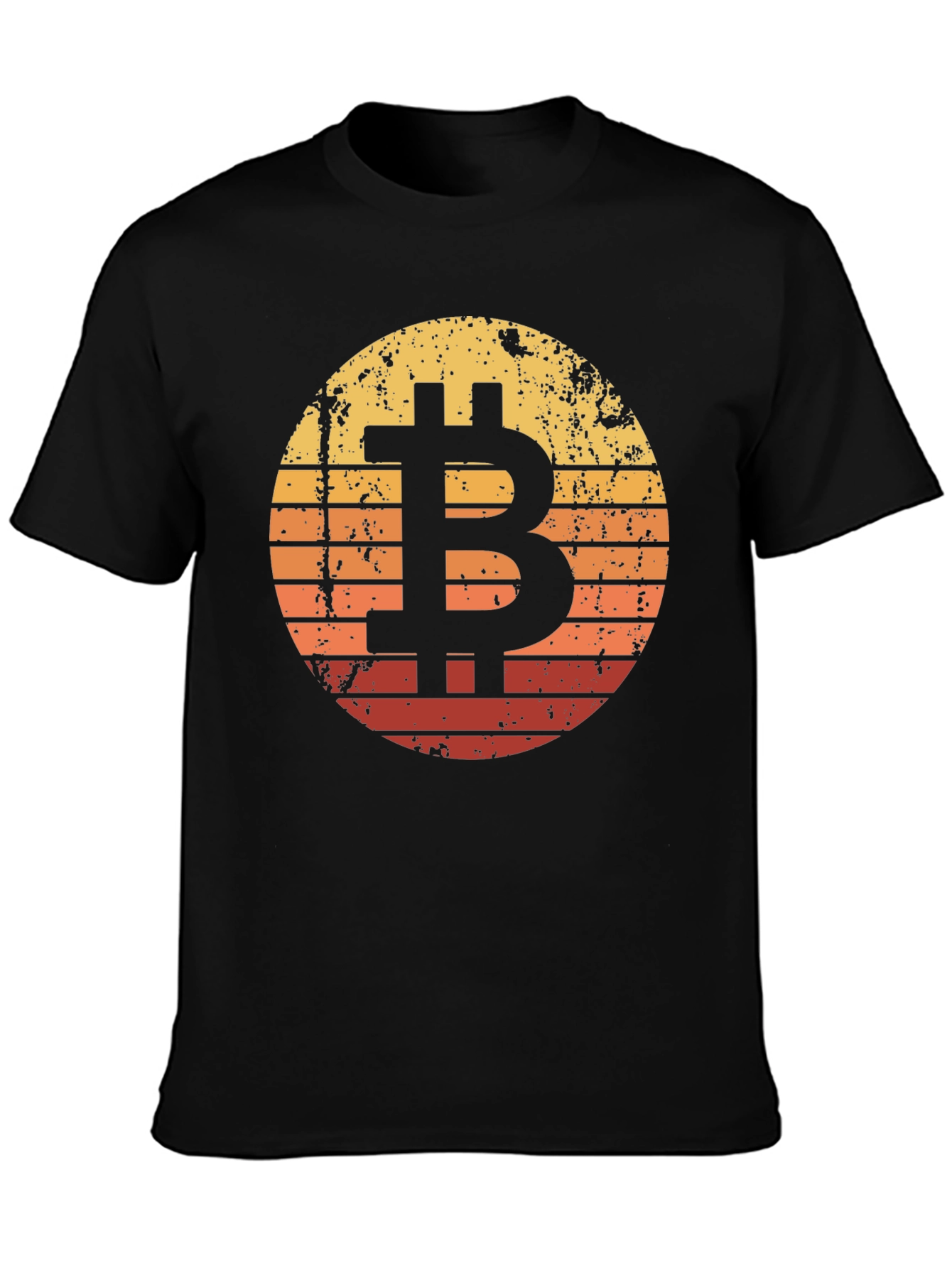 Bitcoin Sunset Graphic Tee - Crypto Currency T-Shirt