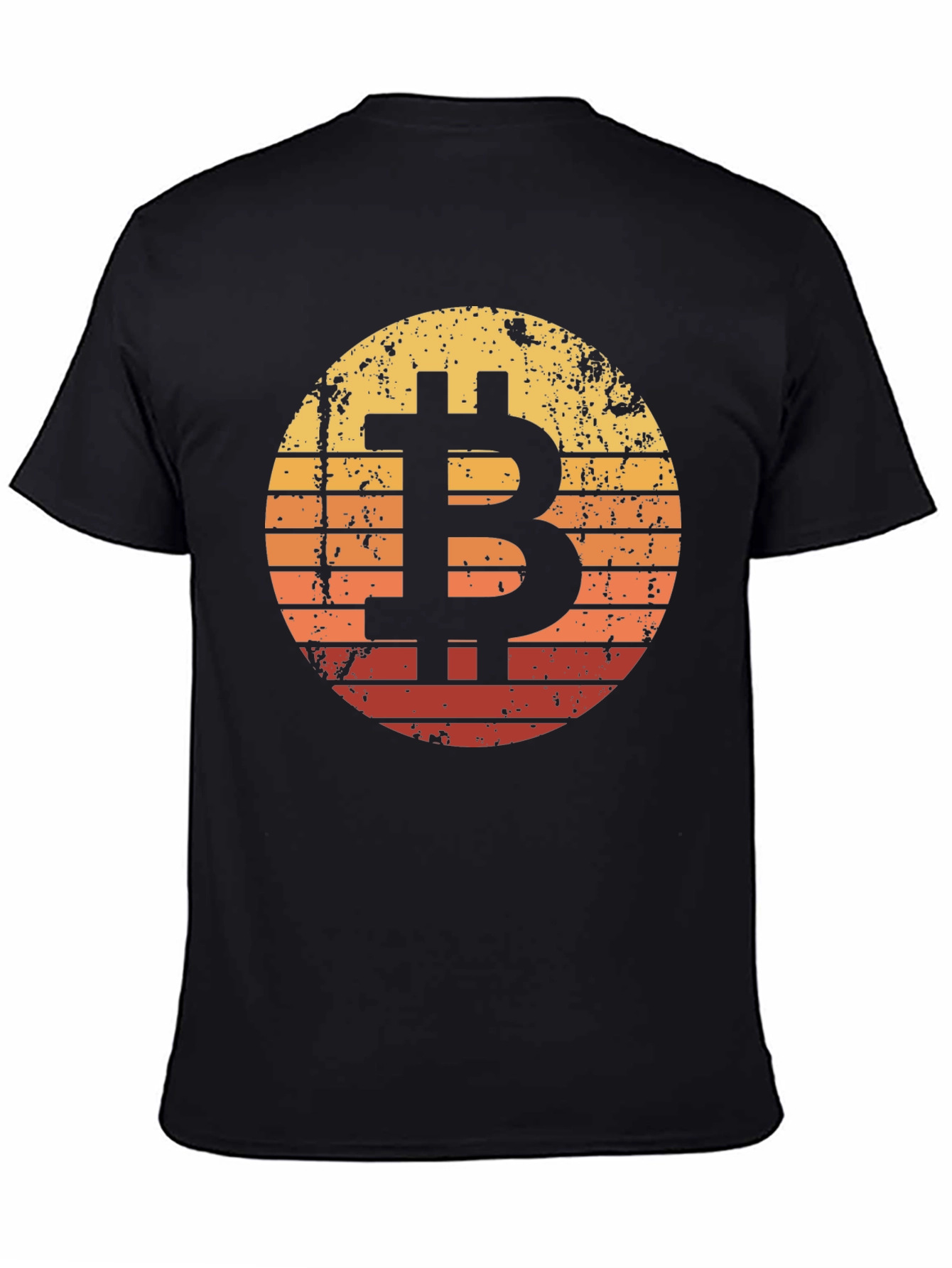 Bitcoin Sunset Graphic Tee - Crypto Currency T-Shirt