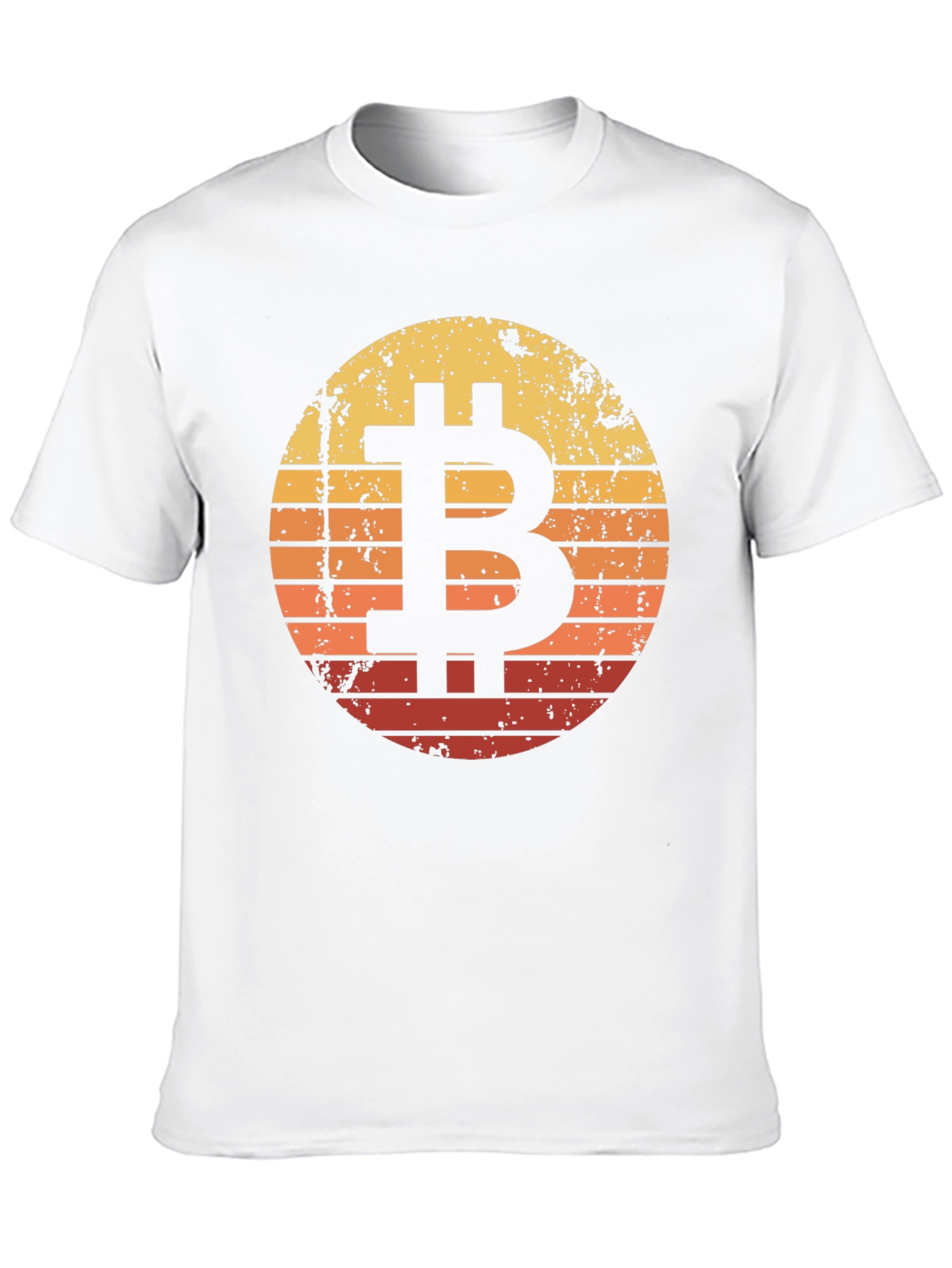 Bitcoin Sunset Graphic Tee - Crypto Currency T-Shirt
