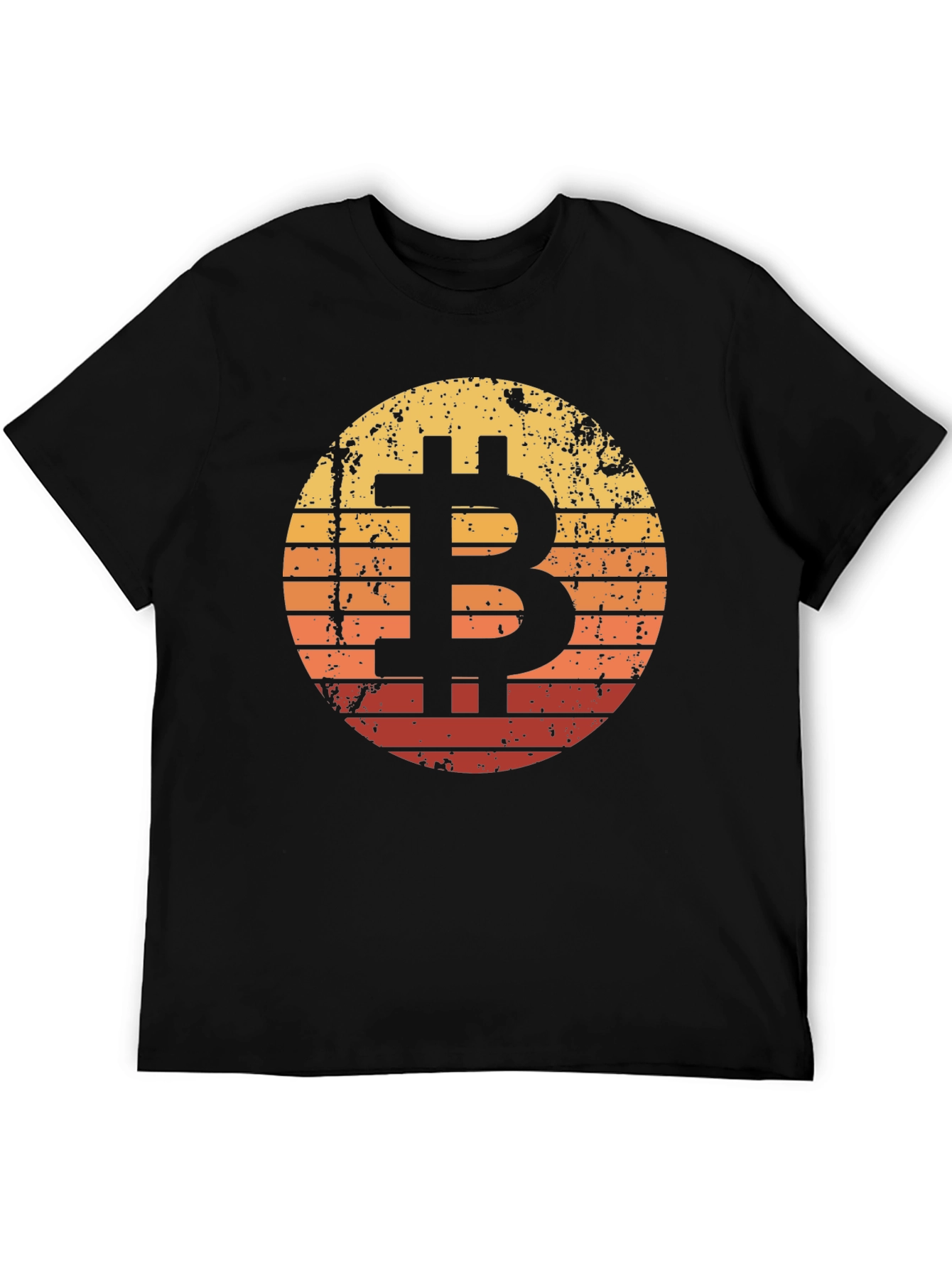 Bitcoin Sunset Graphic Tee - Crypto Currency T-Shirt