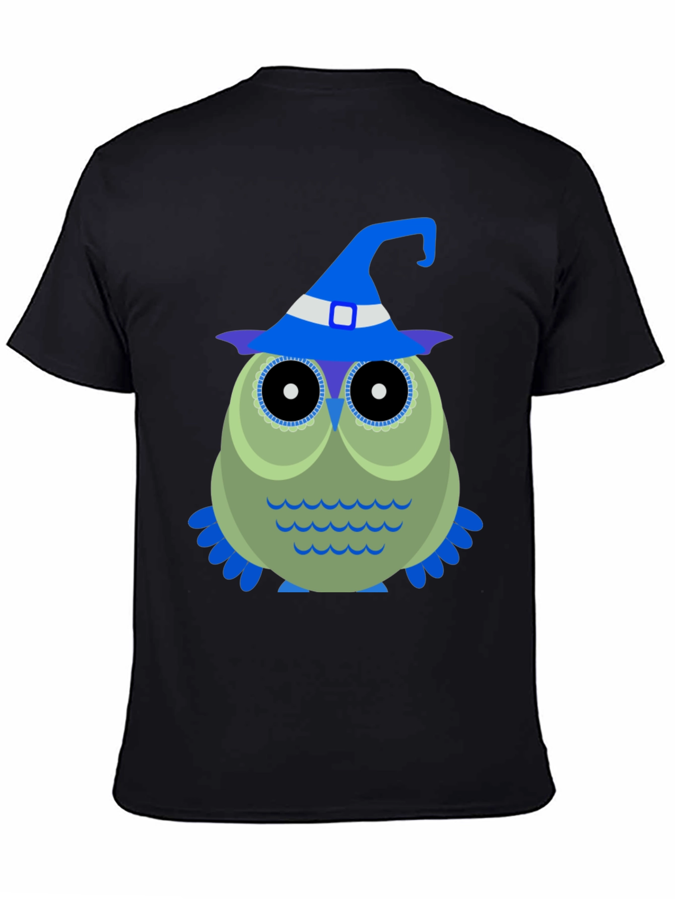 Owl Witch Hat T-Shirt - Halloween Tee