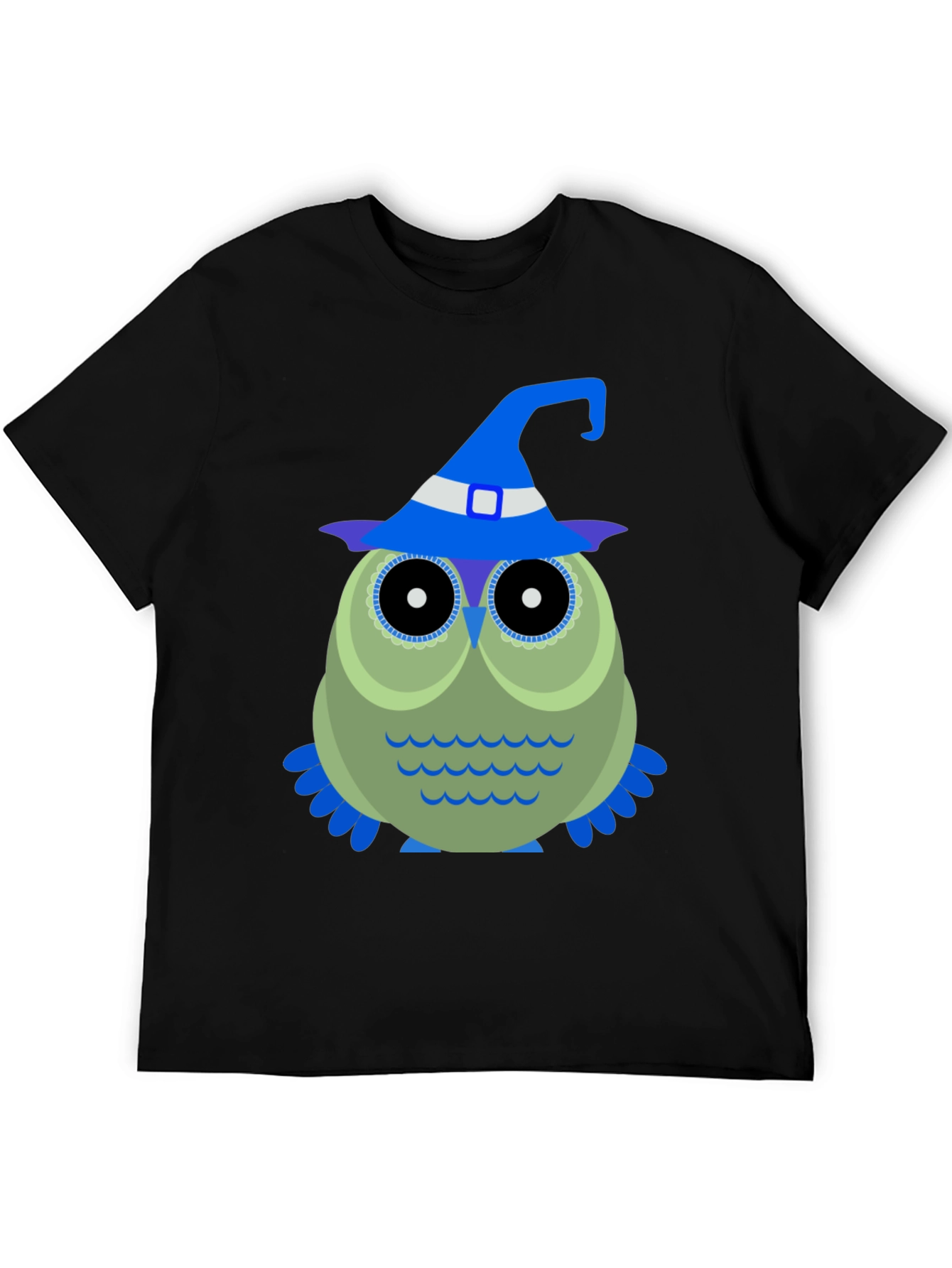 Owl Witch Hat T-Shirt - Halloween Tee