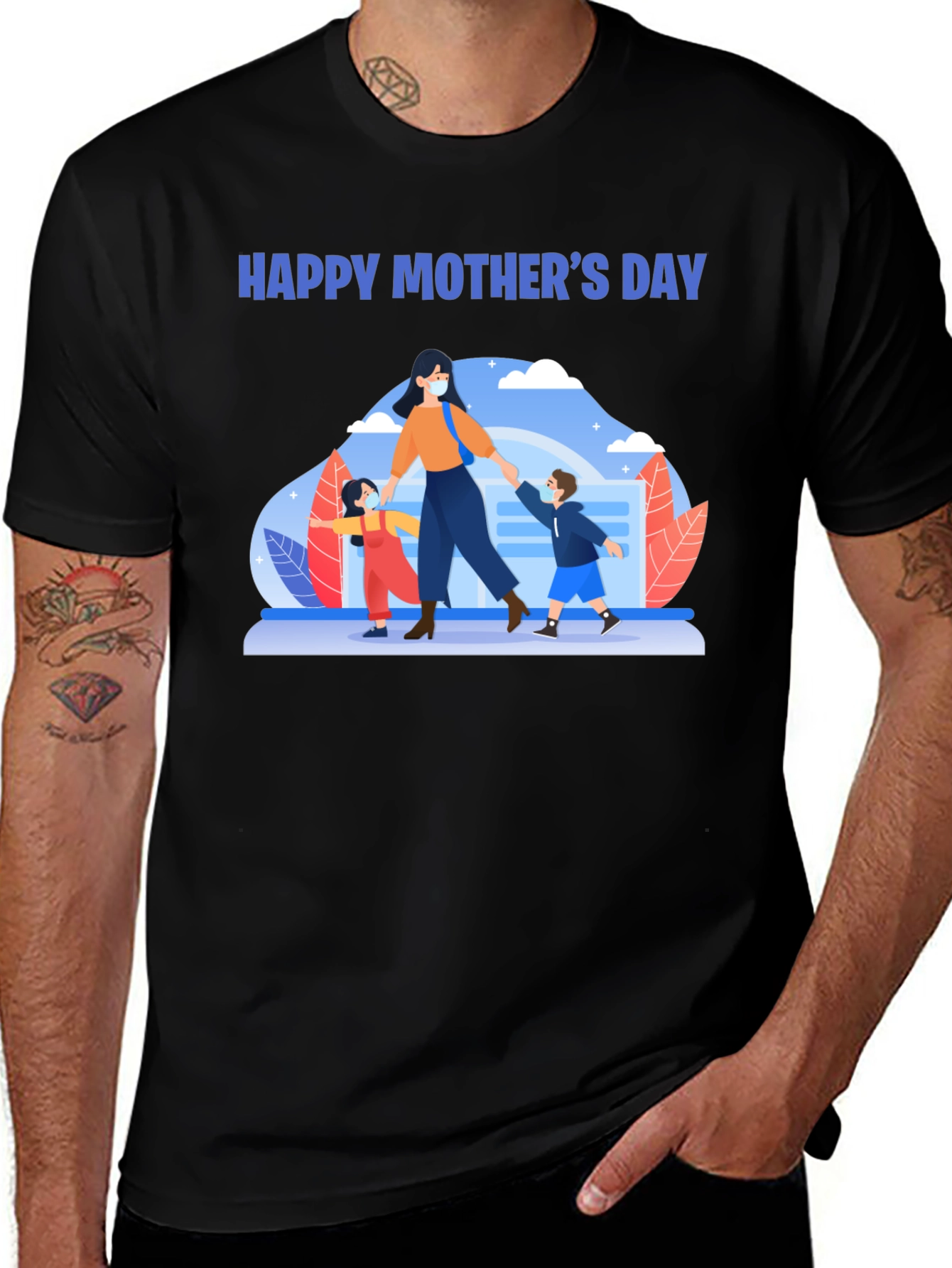 Happy Mothers Day T-Shirt - Family Love
