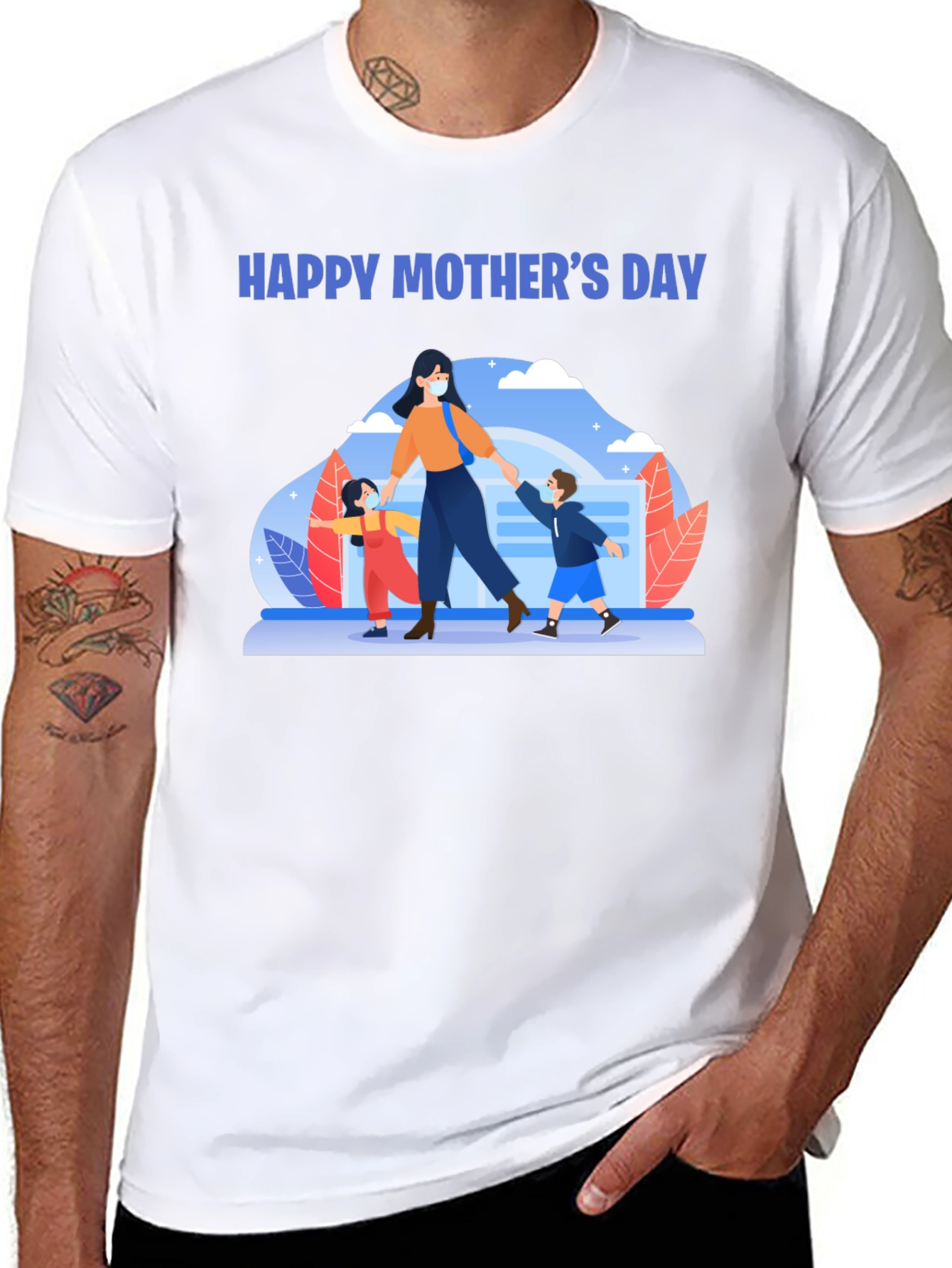 Happy Mothers Day T-Shirt - Family Love