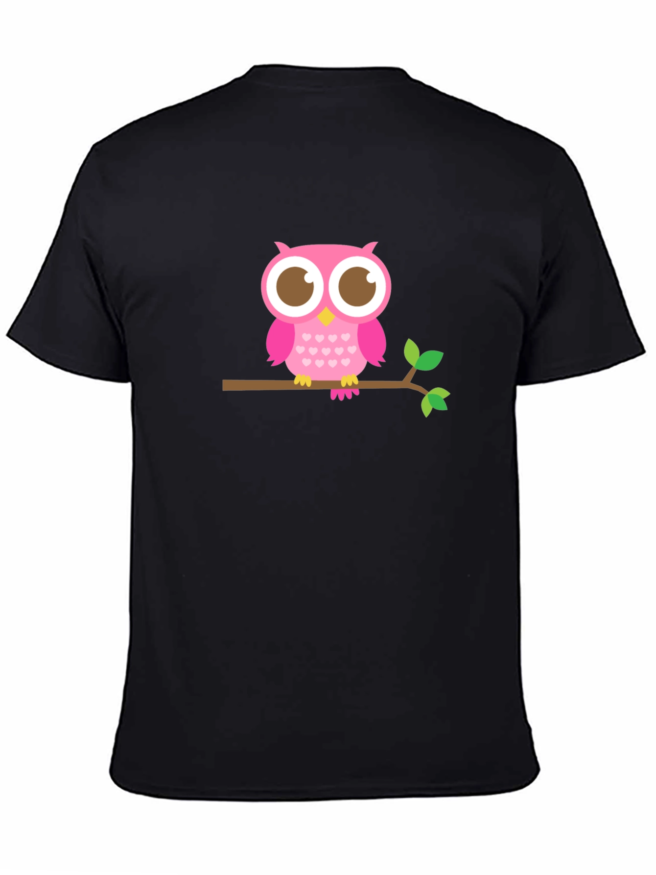 Owl On Branch Graphic Tee
