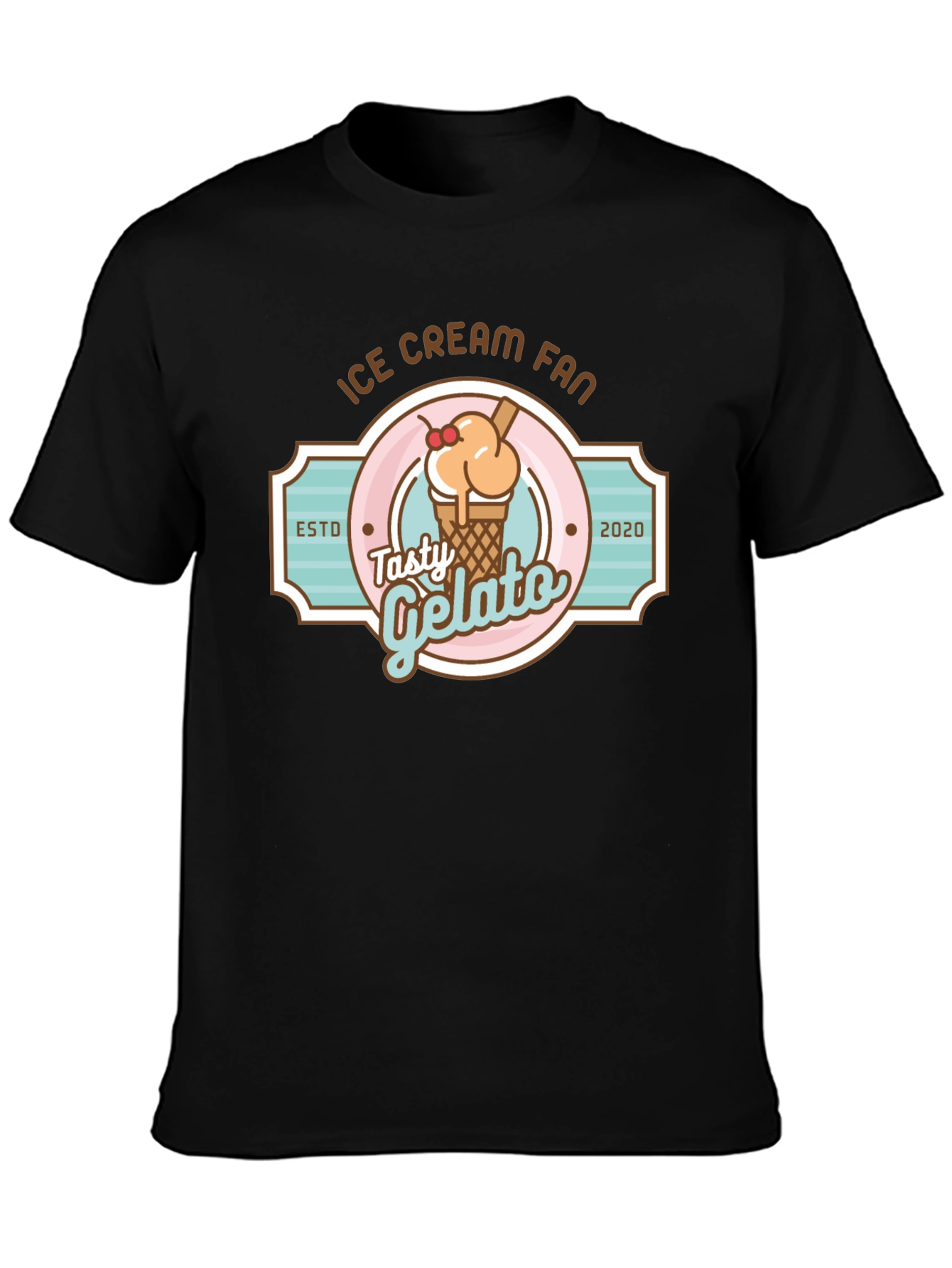 Ice Cream Fan T-Shirt - Tasty Gelato Design