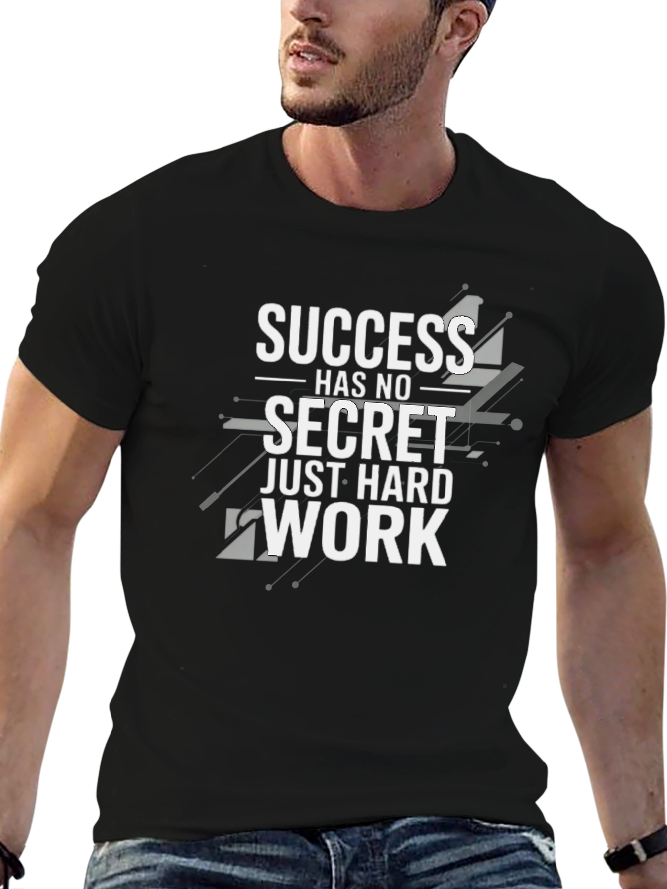 Success Hard Work Graphic T-Shirt