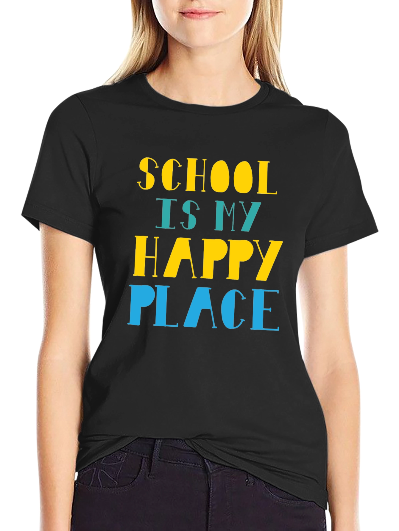 School Is My Happy Place T-Shirt