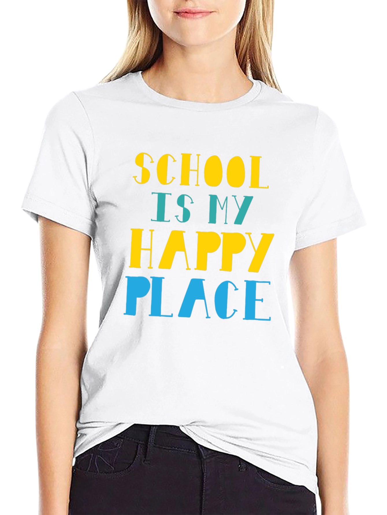 School Is My Happy Place T-Shirt