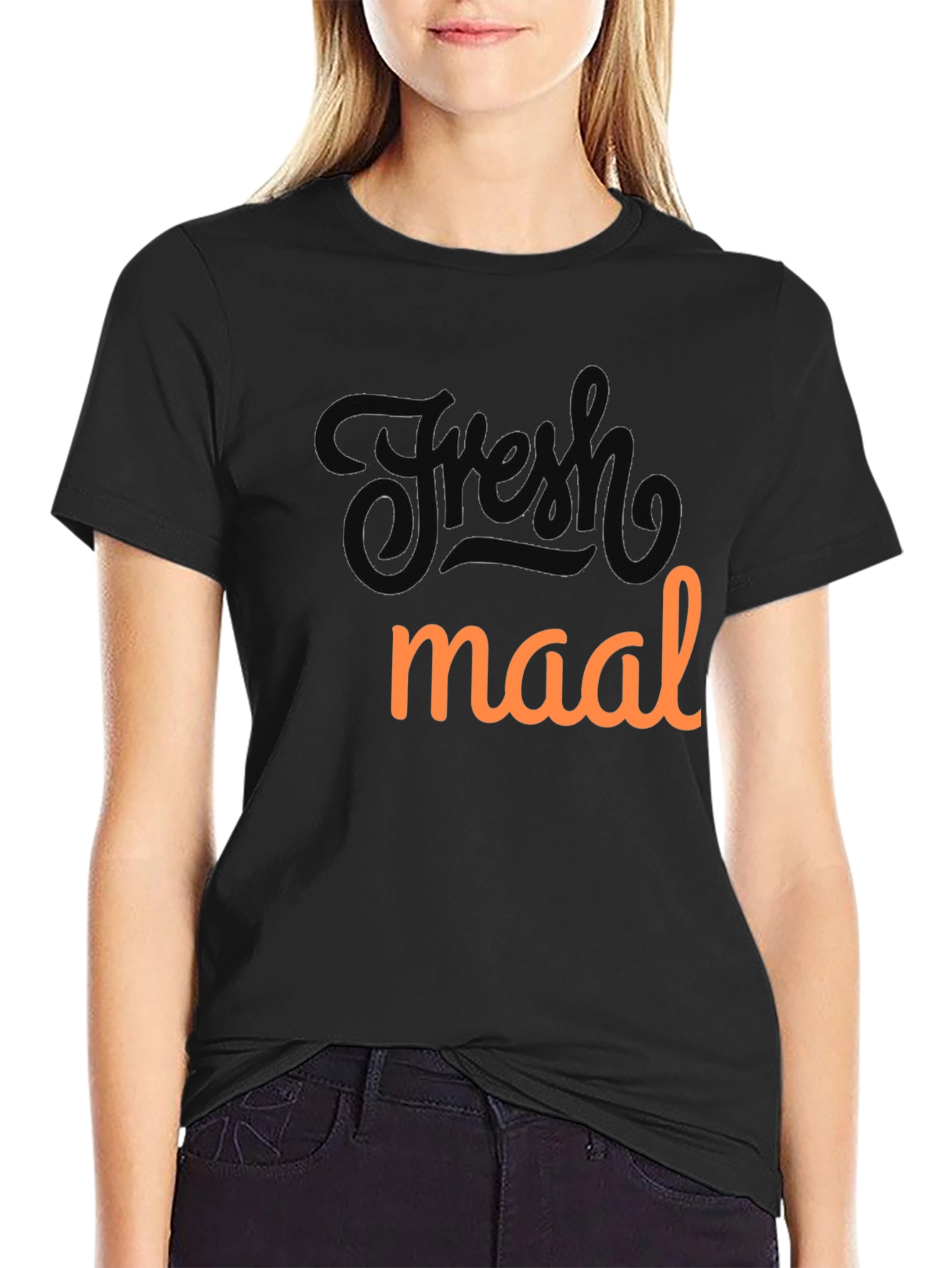 Fresh Maal Graphic Tee - Black