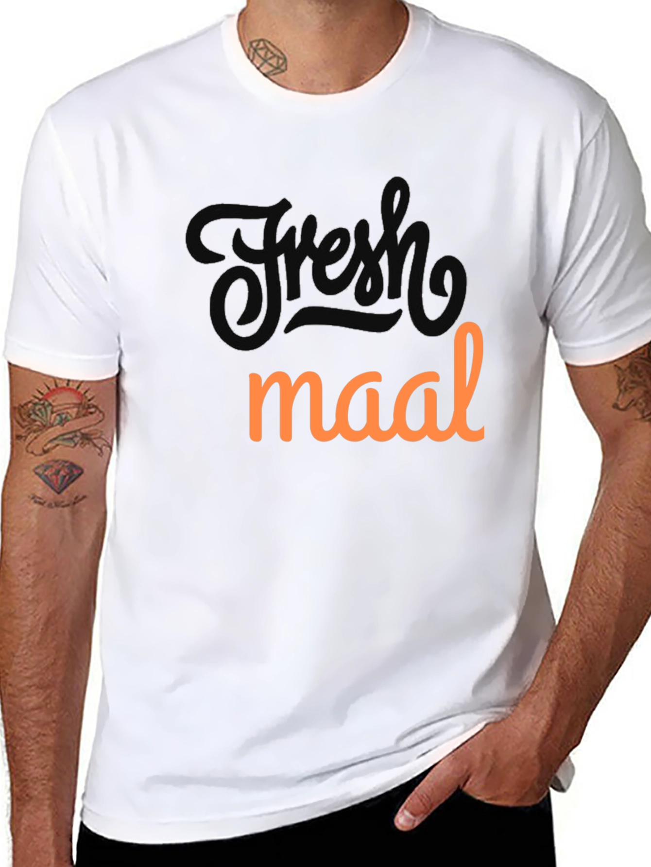 Fresh Maal Graphic Tee - Black
