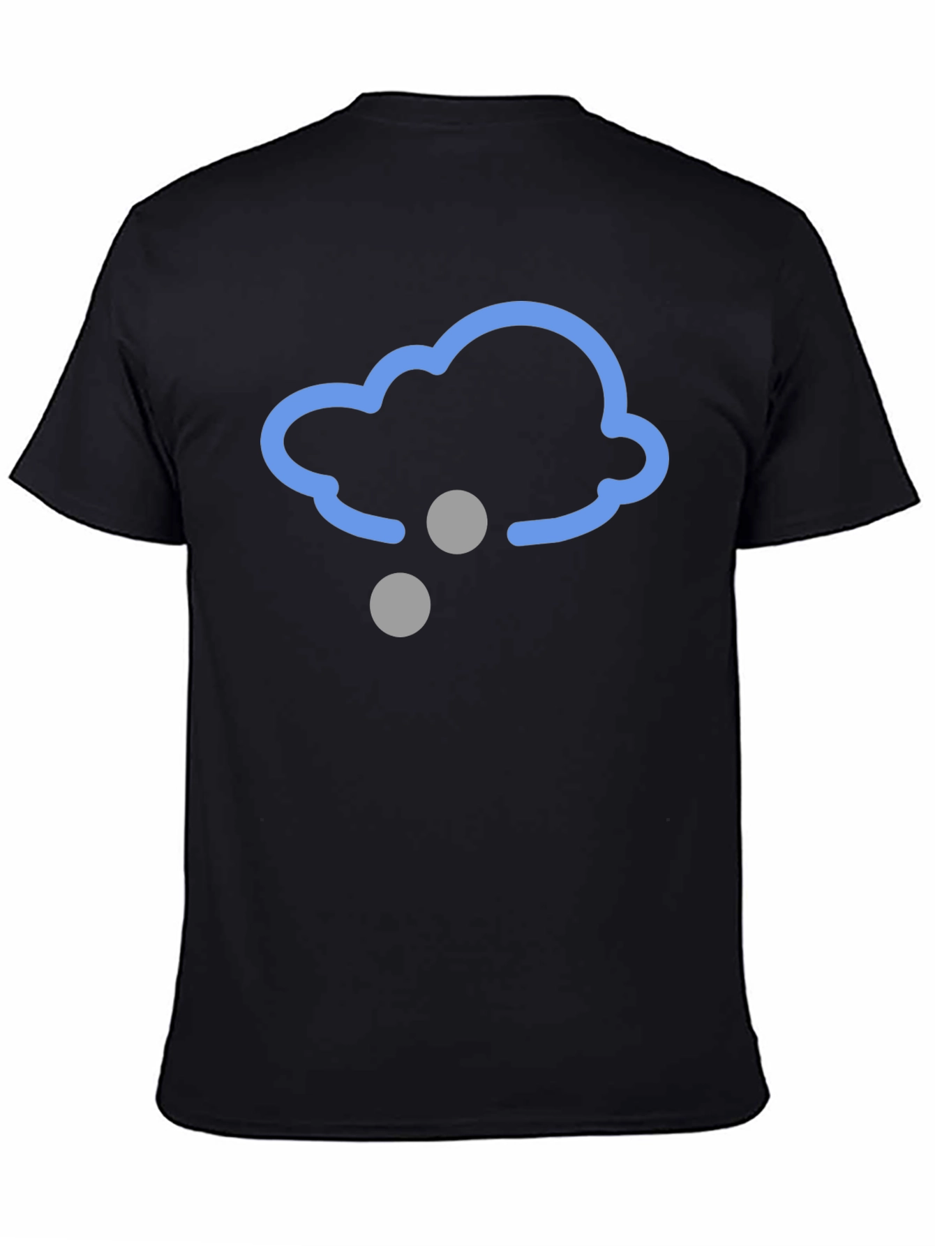 Snow Cloud Graphic Tee - Black