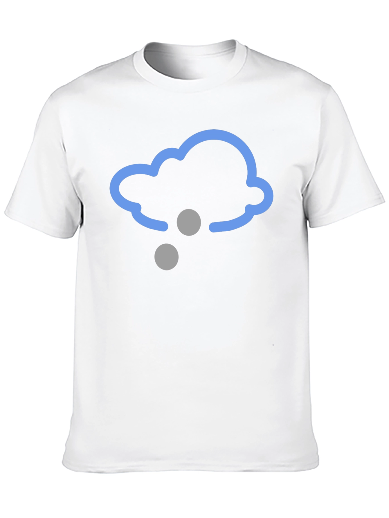 Snow Cloud Graphic Tee - Black