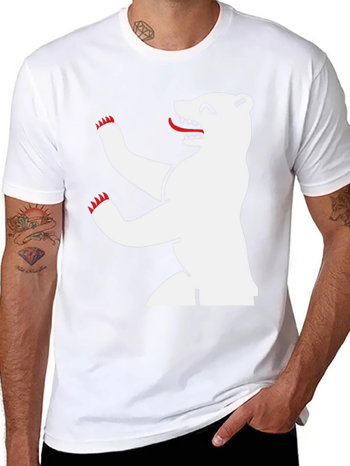 Berlin Bear Graphic Tee - Urban Style