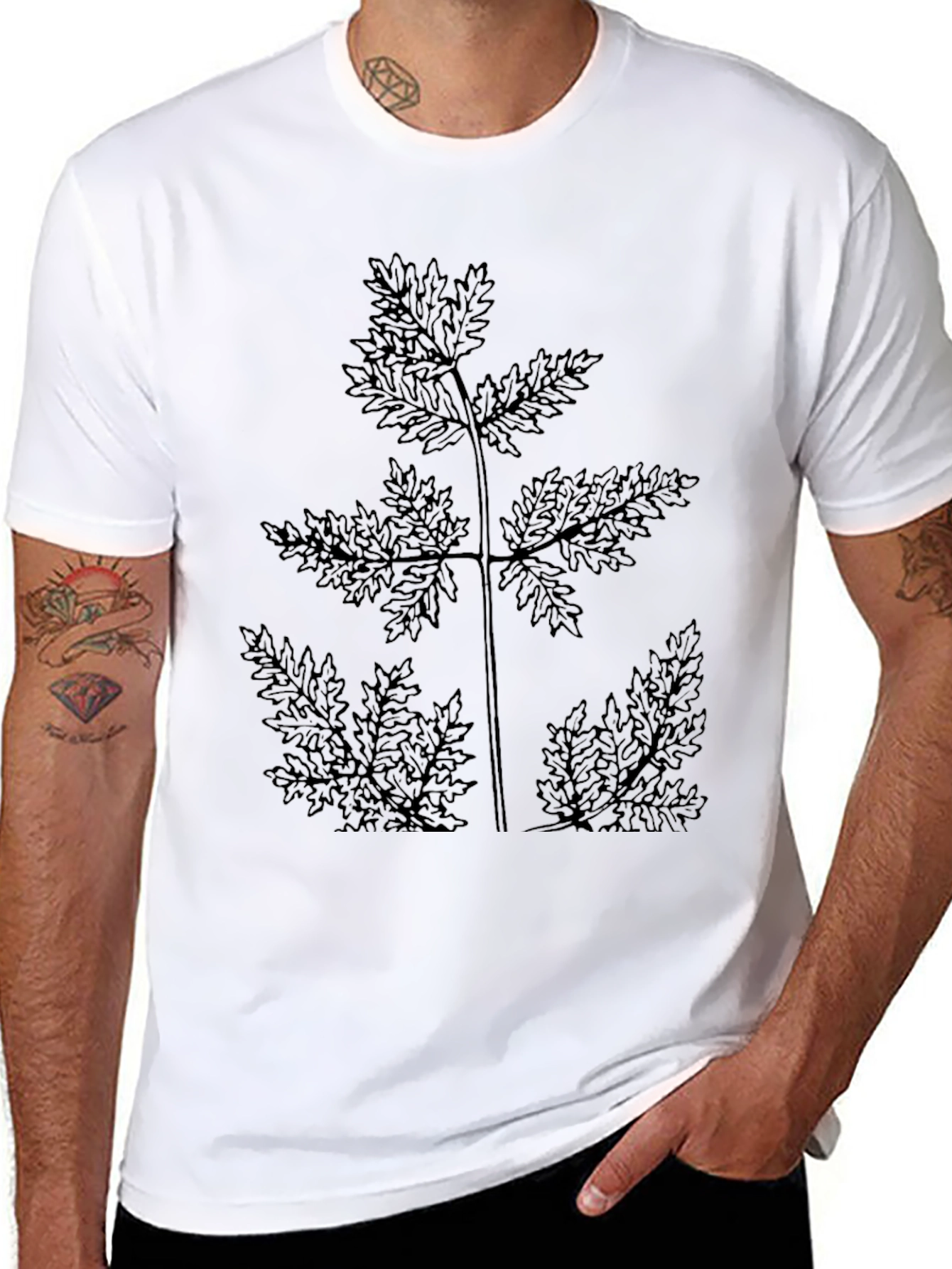 Nature Inspired Graphic Print Tee