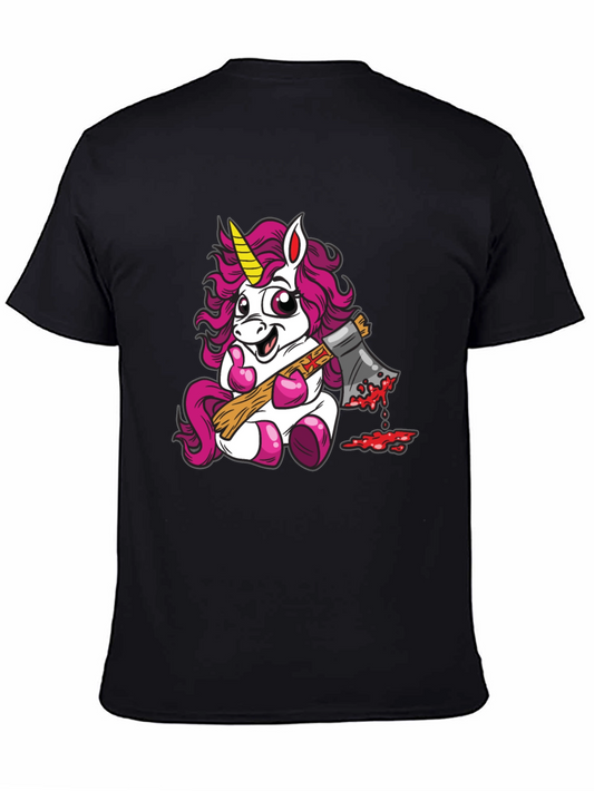 Killer Unicorn Graphic T-Shirt - Creepy Cute Tee