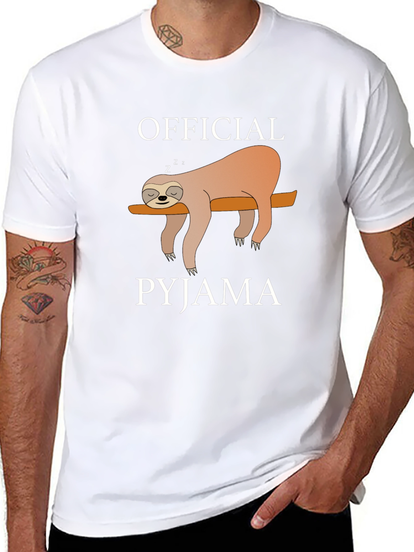 Official Pyjama Sloth T-Shirt - Relaxed & Comfy