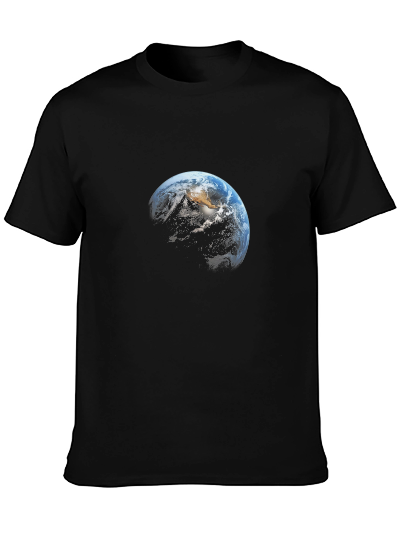 Earth Graphic Tee - Space & Planet Design