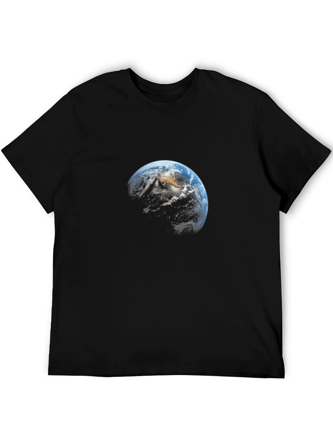 Earth Graphic Tee - Space & Planet Design