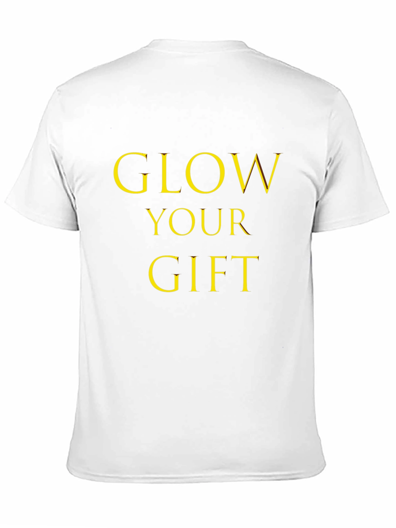Glow Your Gift Black Graphic Tee