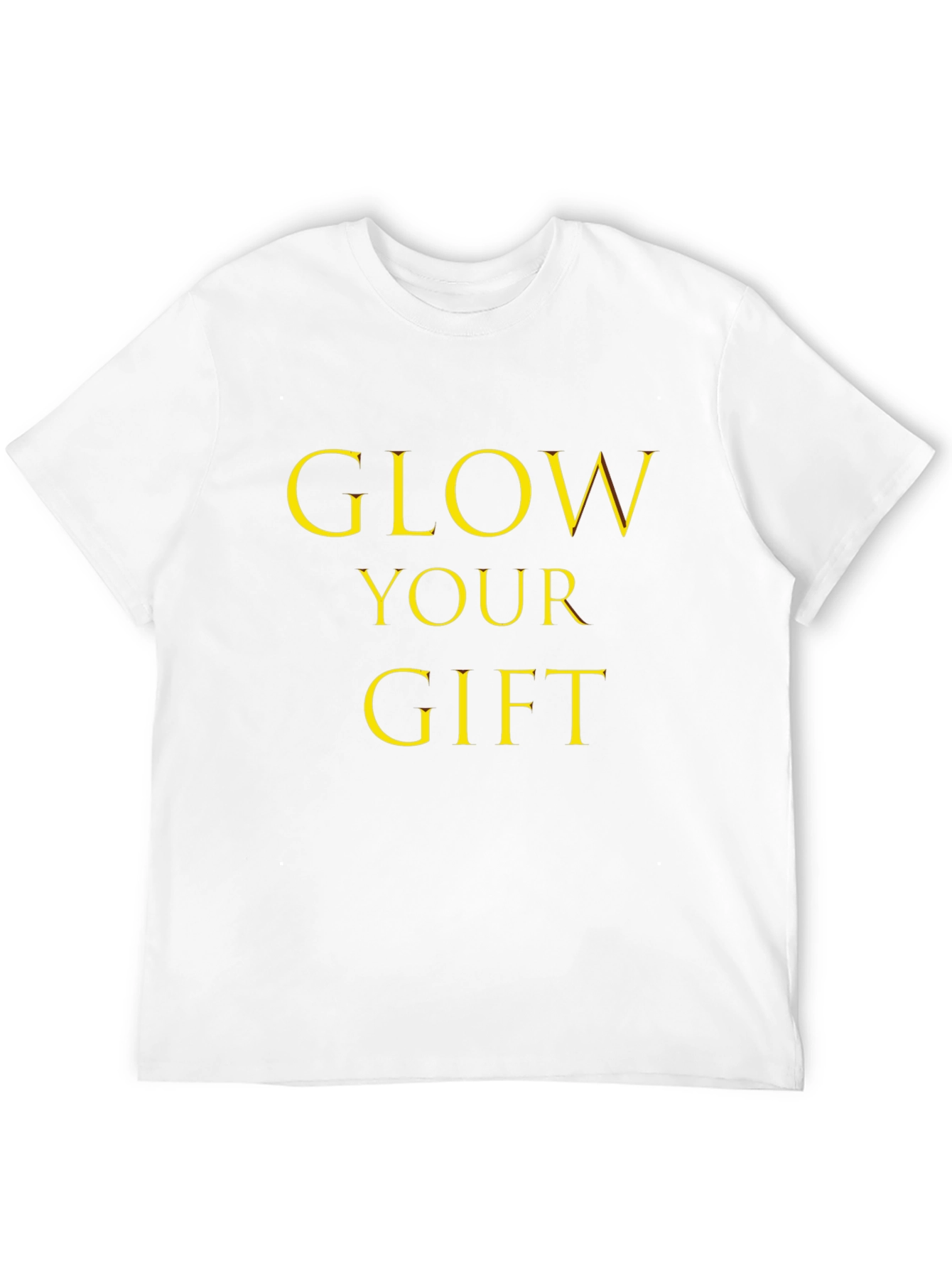 Glow Your Gift Black Graphic Tee