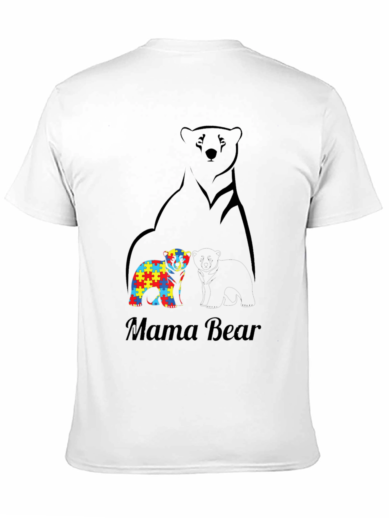 Mama Bear Autism Awareness T-Shirt