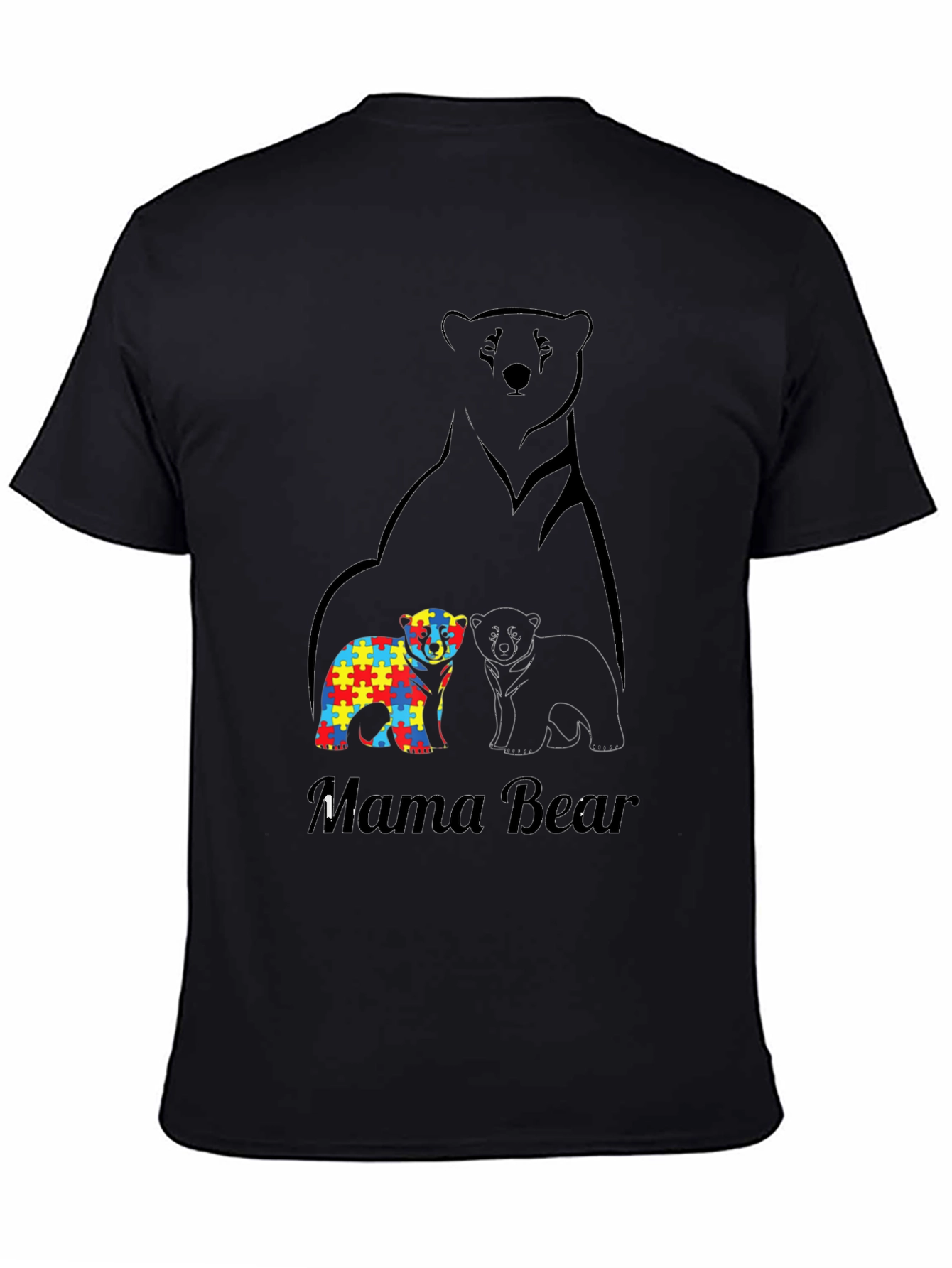 Mama Bear Autism Awareness T-Shirt