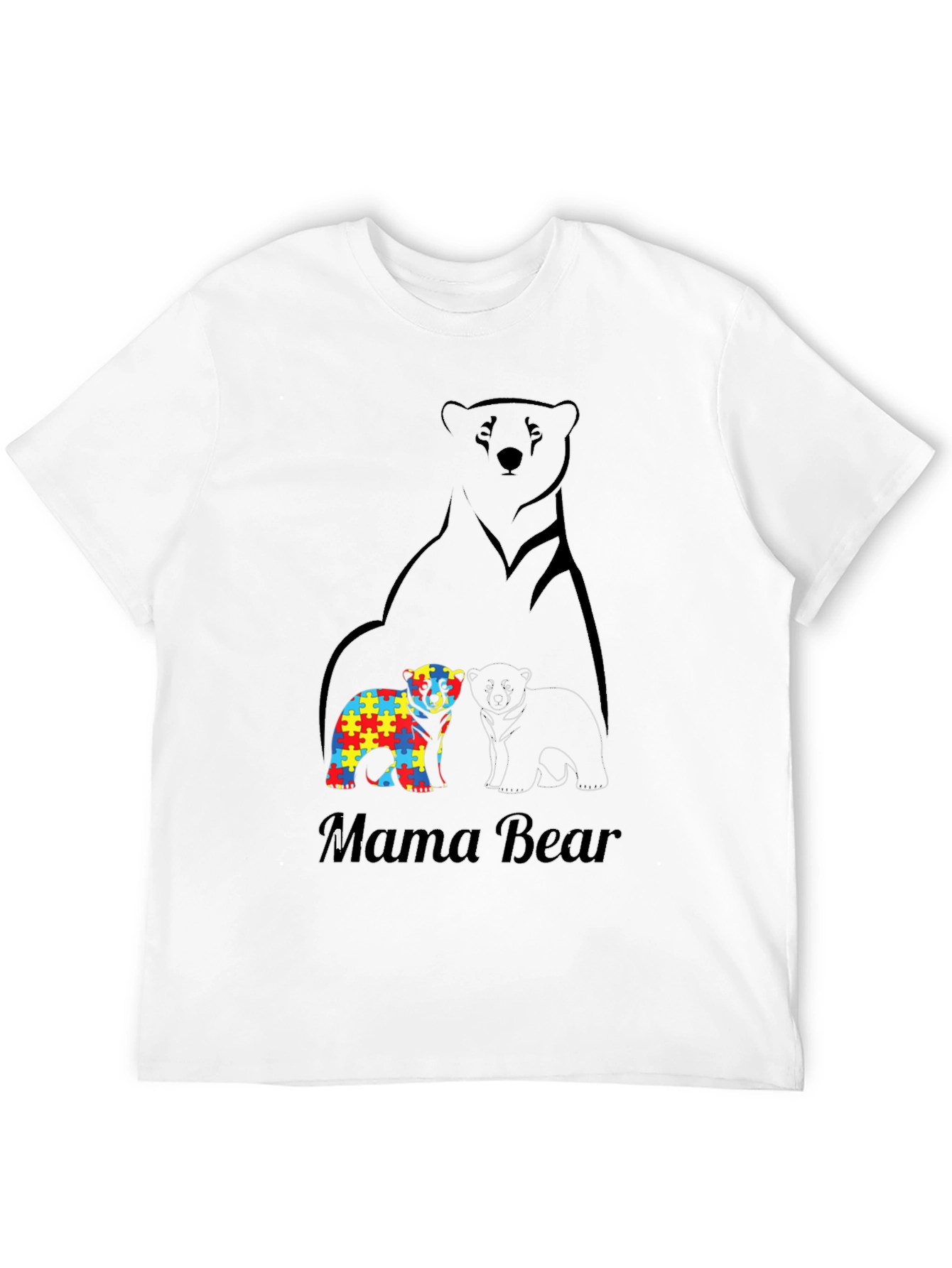 Mama Bear Autism Awareness T-Shirt