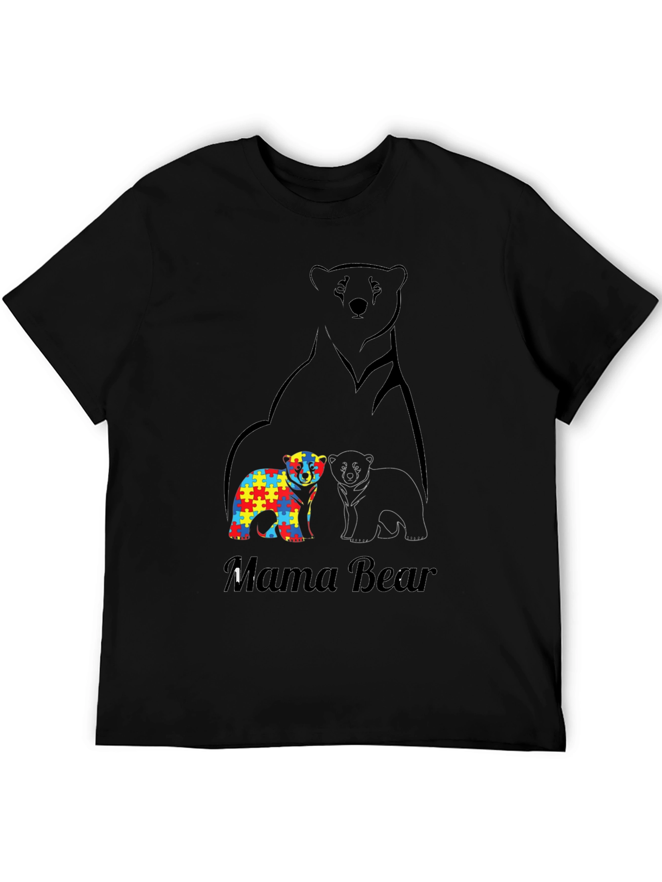 Mama Bear Autism Awareness T-Shirt