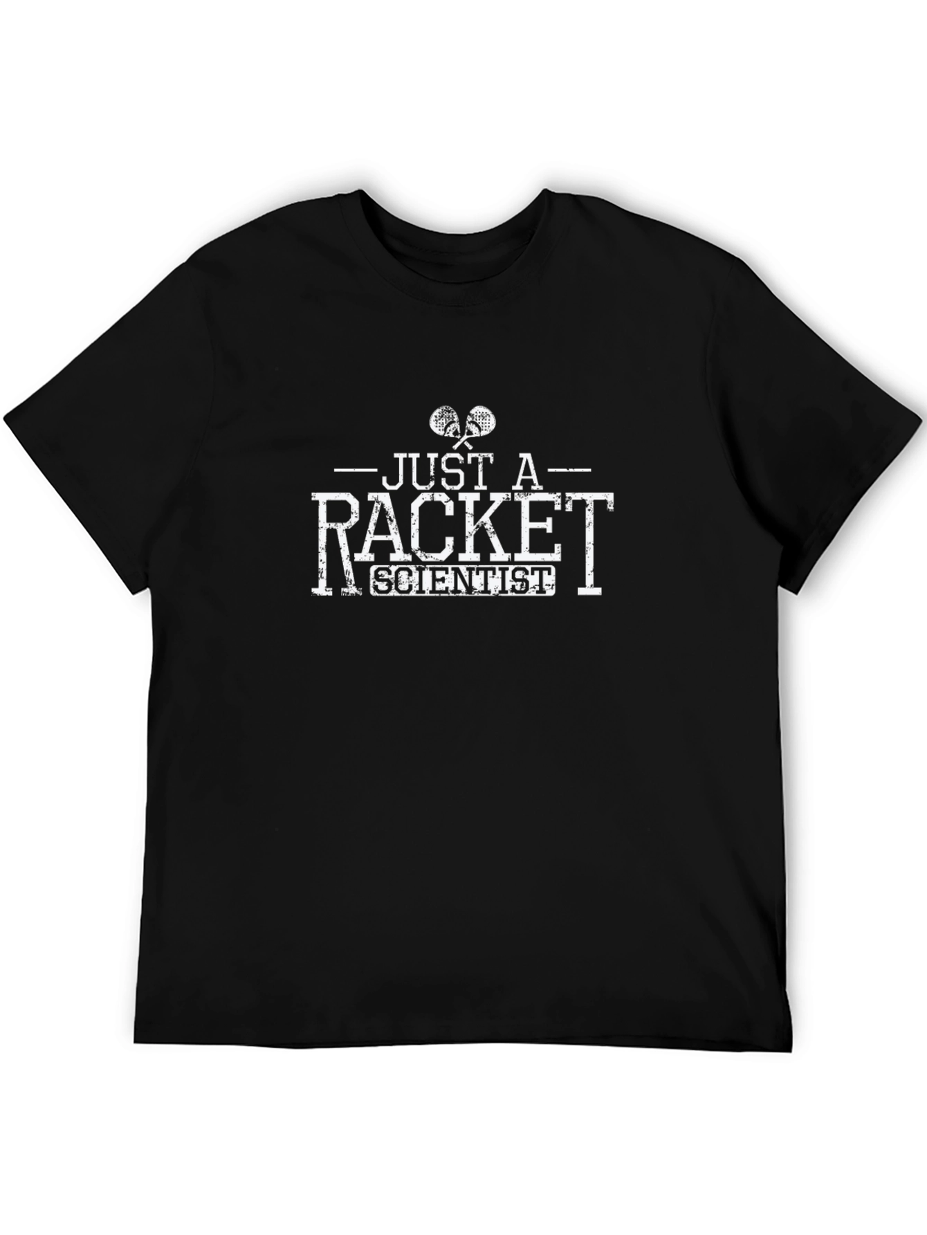 Just A Racket Scientist Graphic Tee