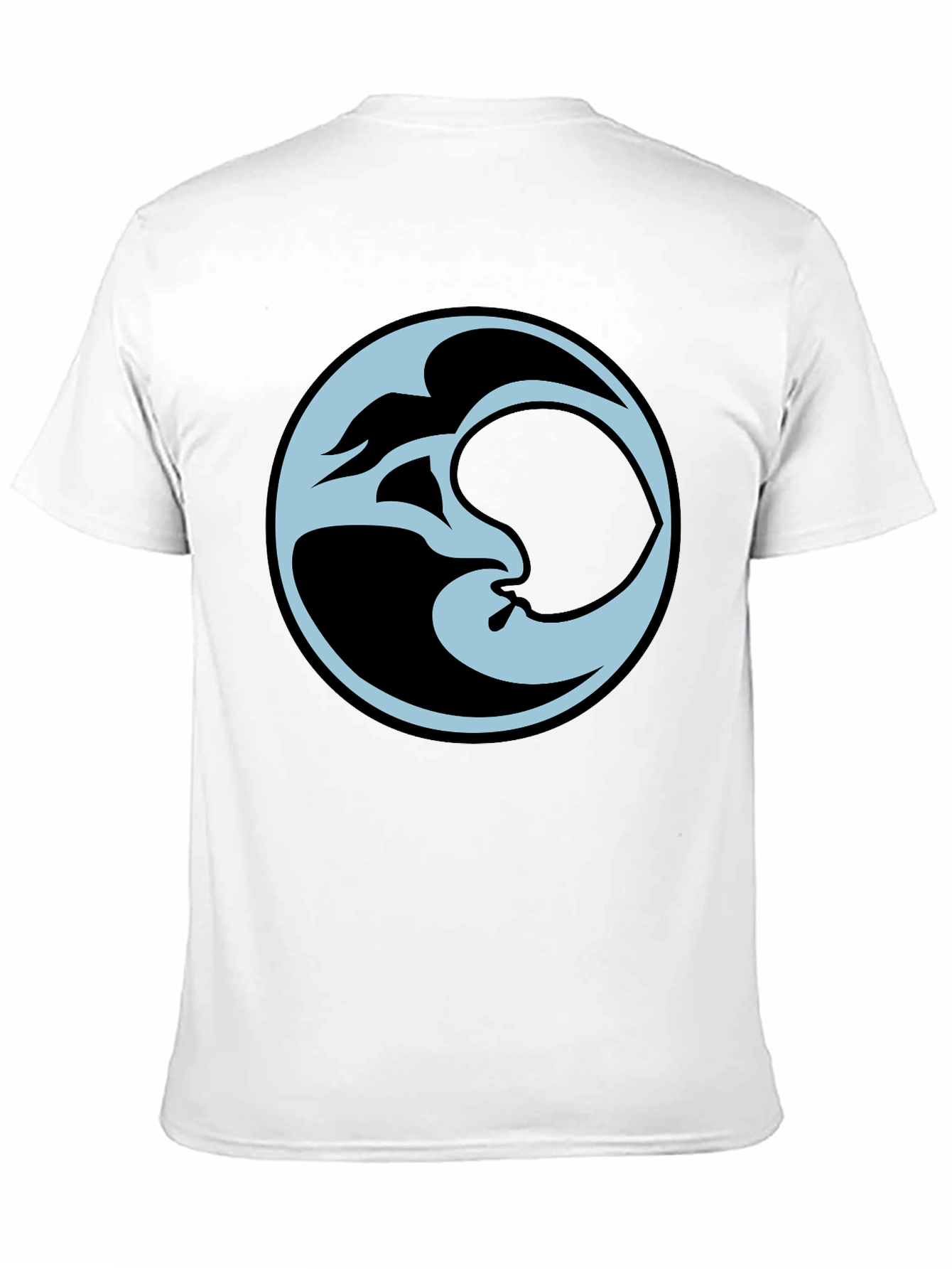 Abstract Graphic Black Tee