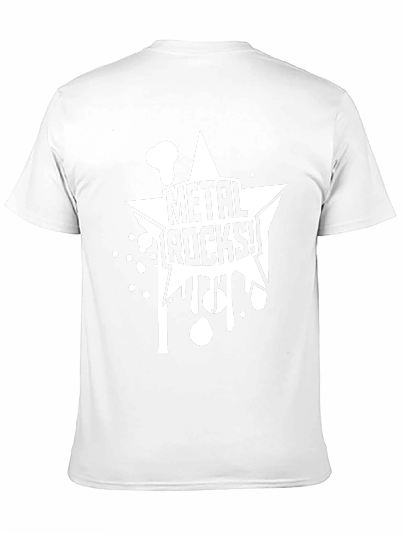 Metal Rocks! Black Graphic T-Shirt