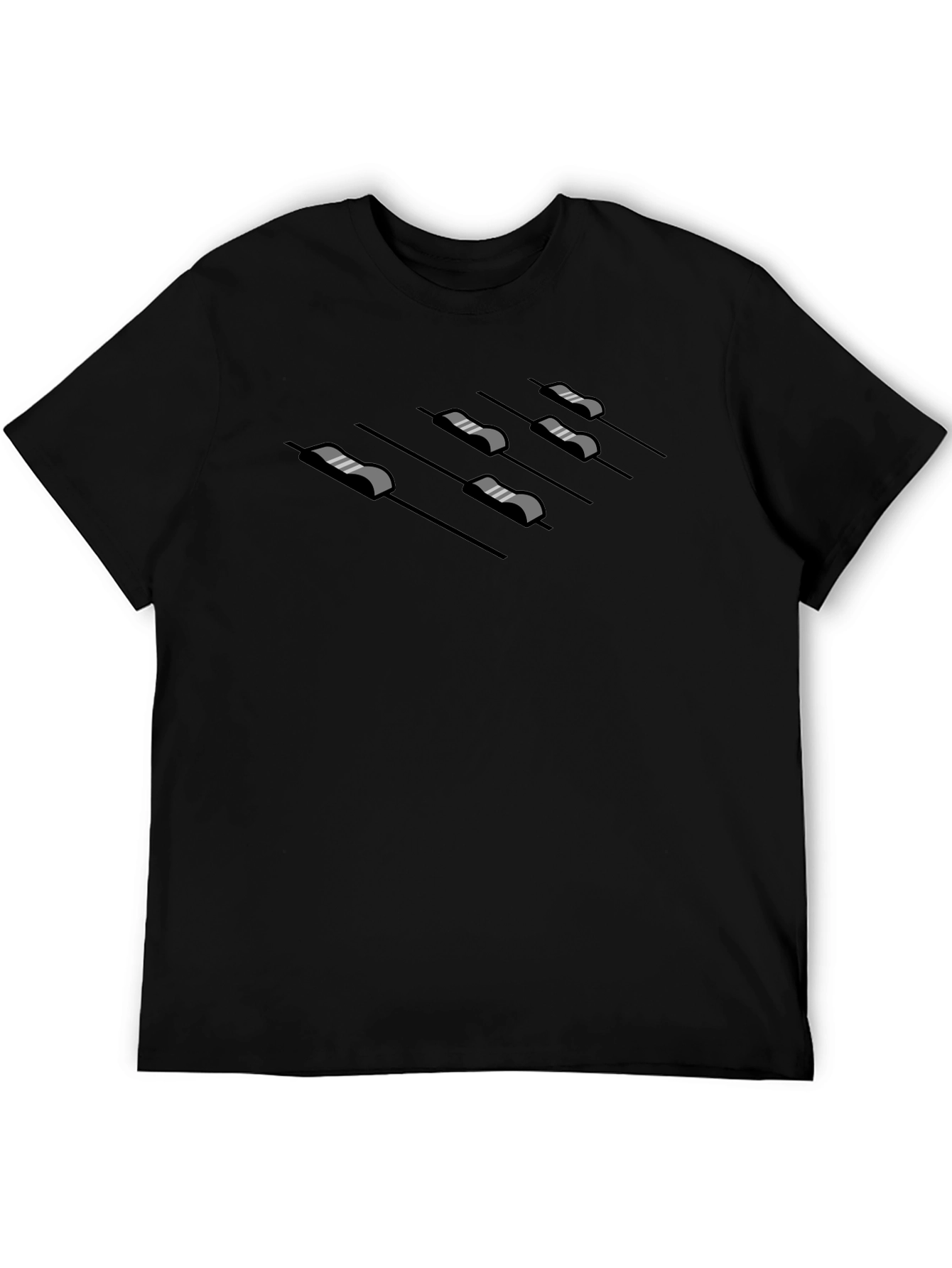 Music Mixer Graphic Tee - Black