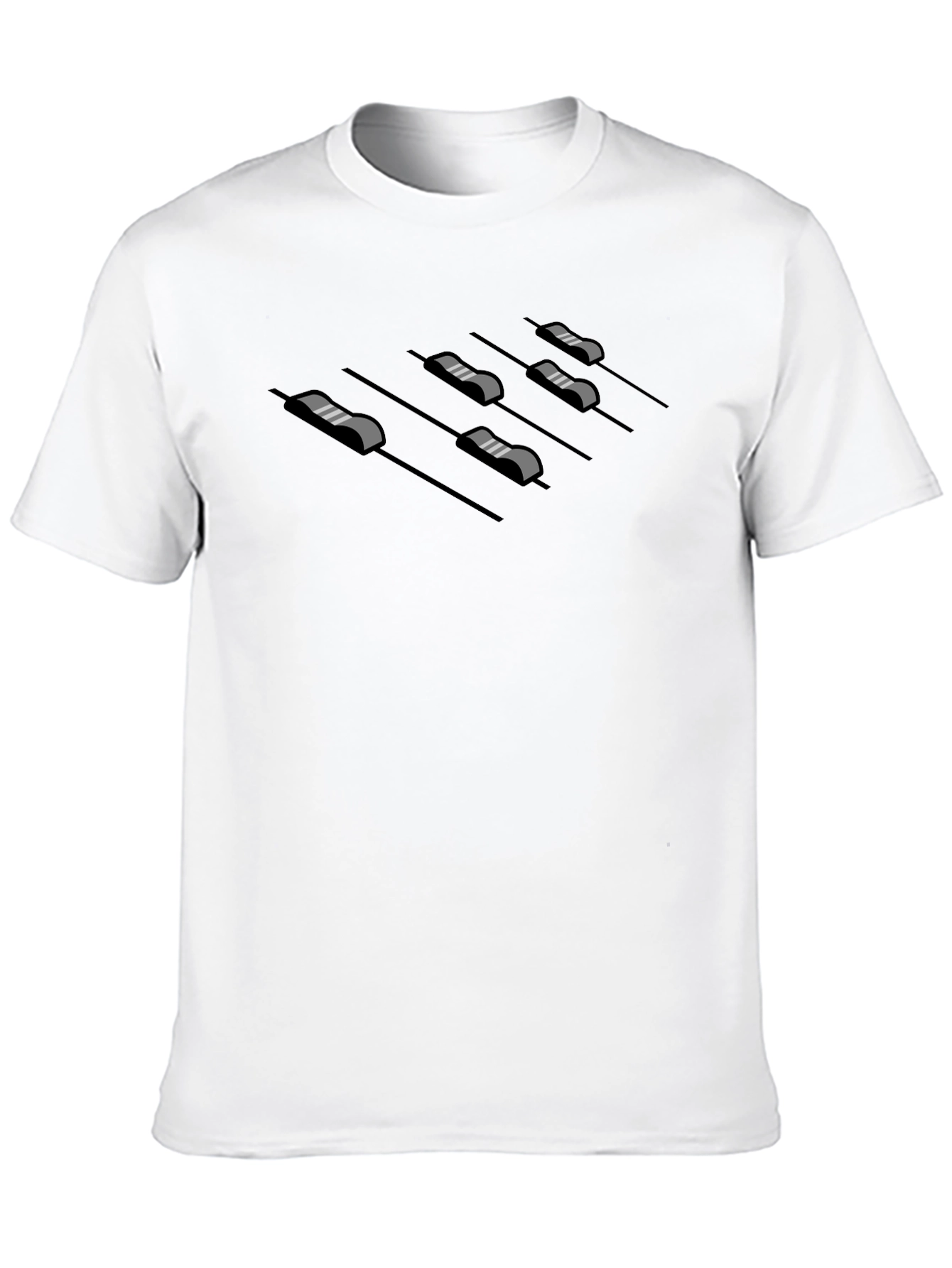 Music Mixer Graphic Tee - Black