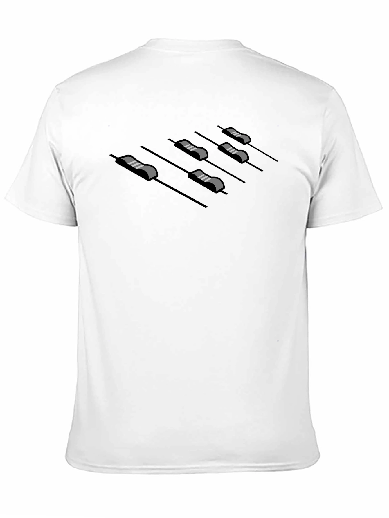 Music Mixer Graphic Tee - Black