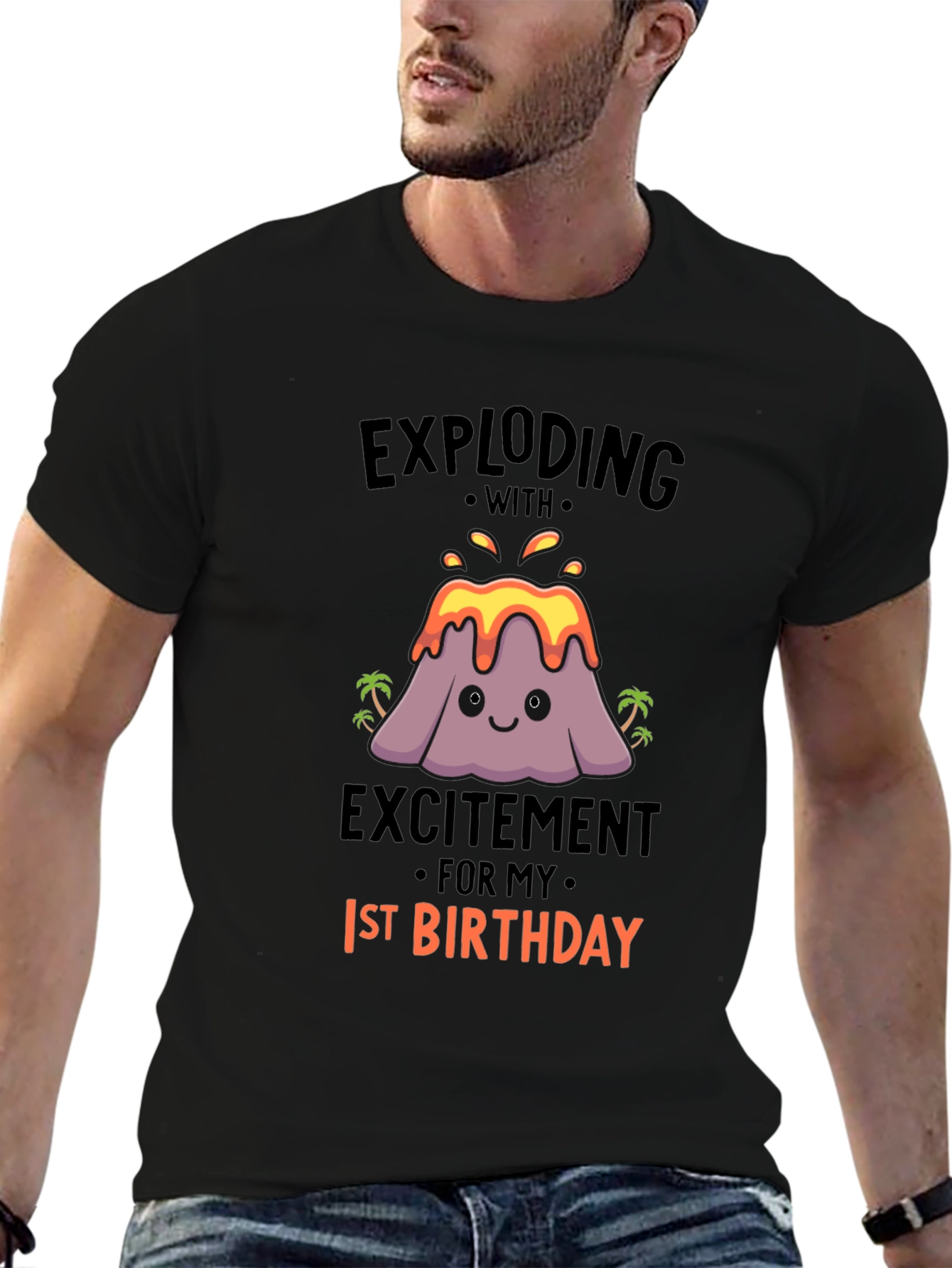 Exploding with Excitement 1st Birthday Tee