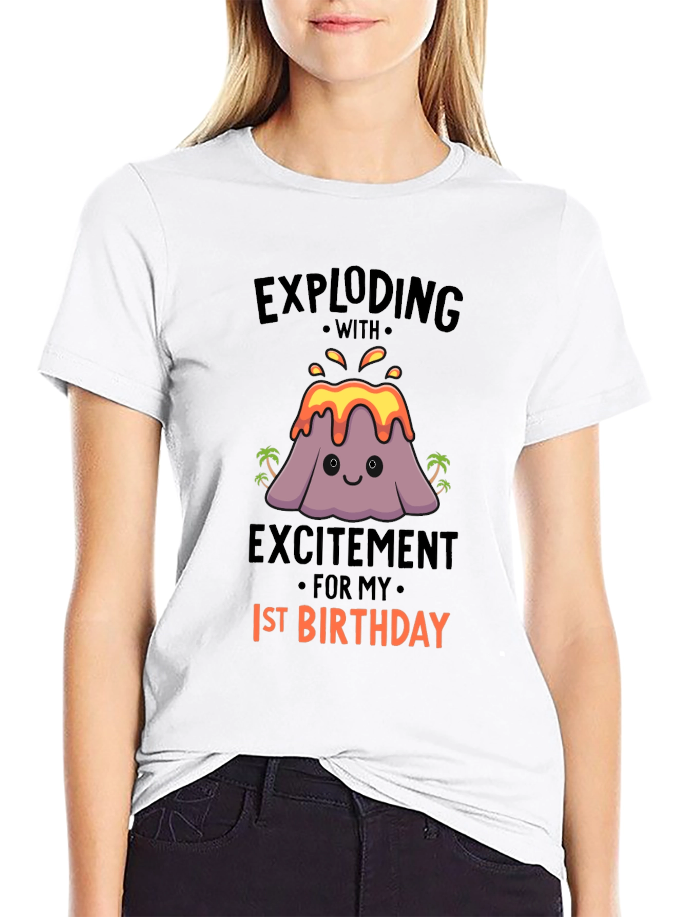 Exploding with Excitement 1st Birthday Tee