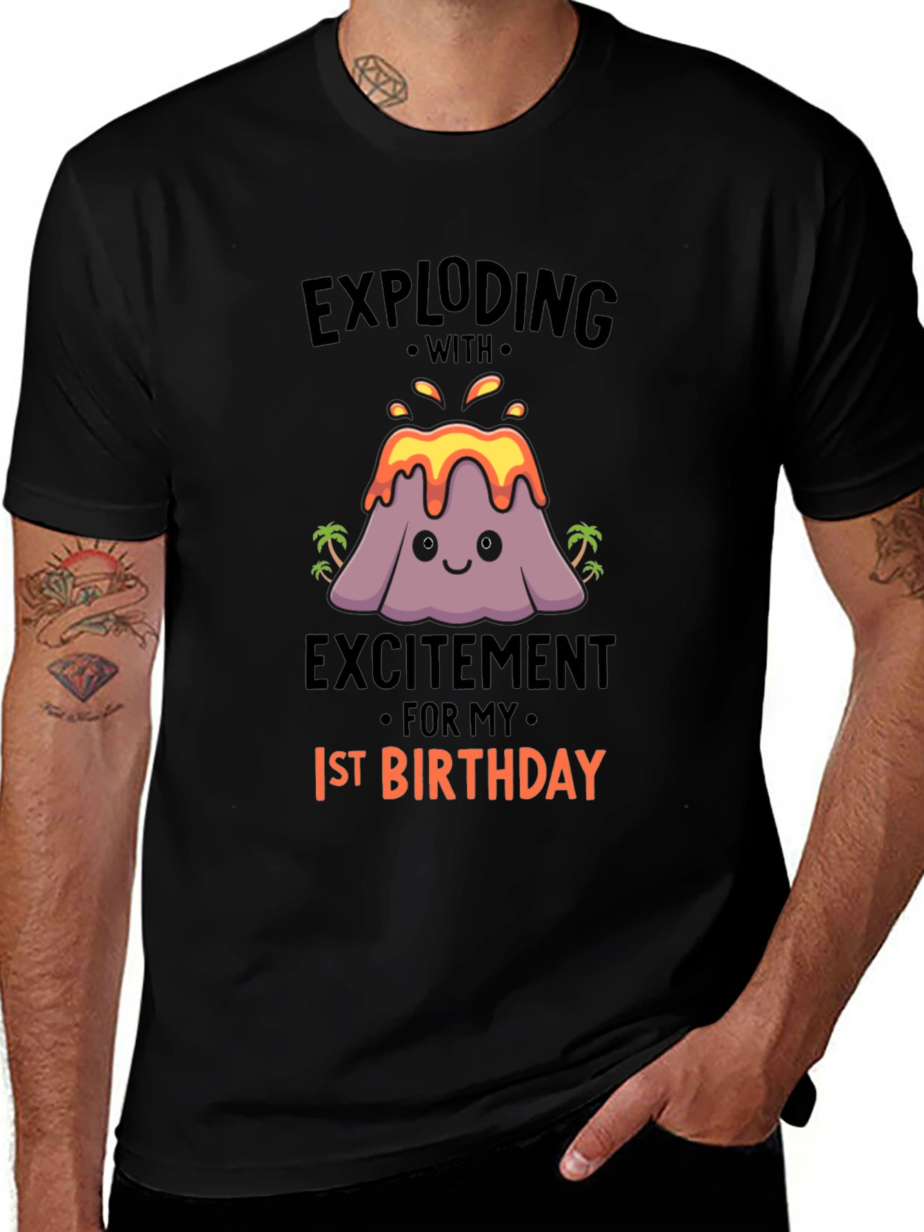 Exploding with Excitement 1st Birthday Tee
