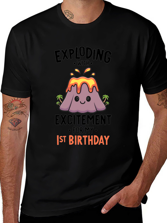 Exploding with Excitement 1st Birthday Tee