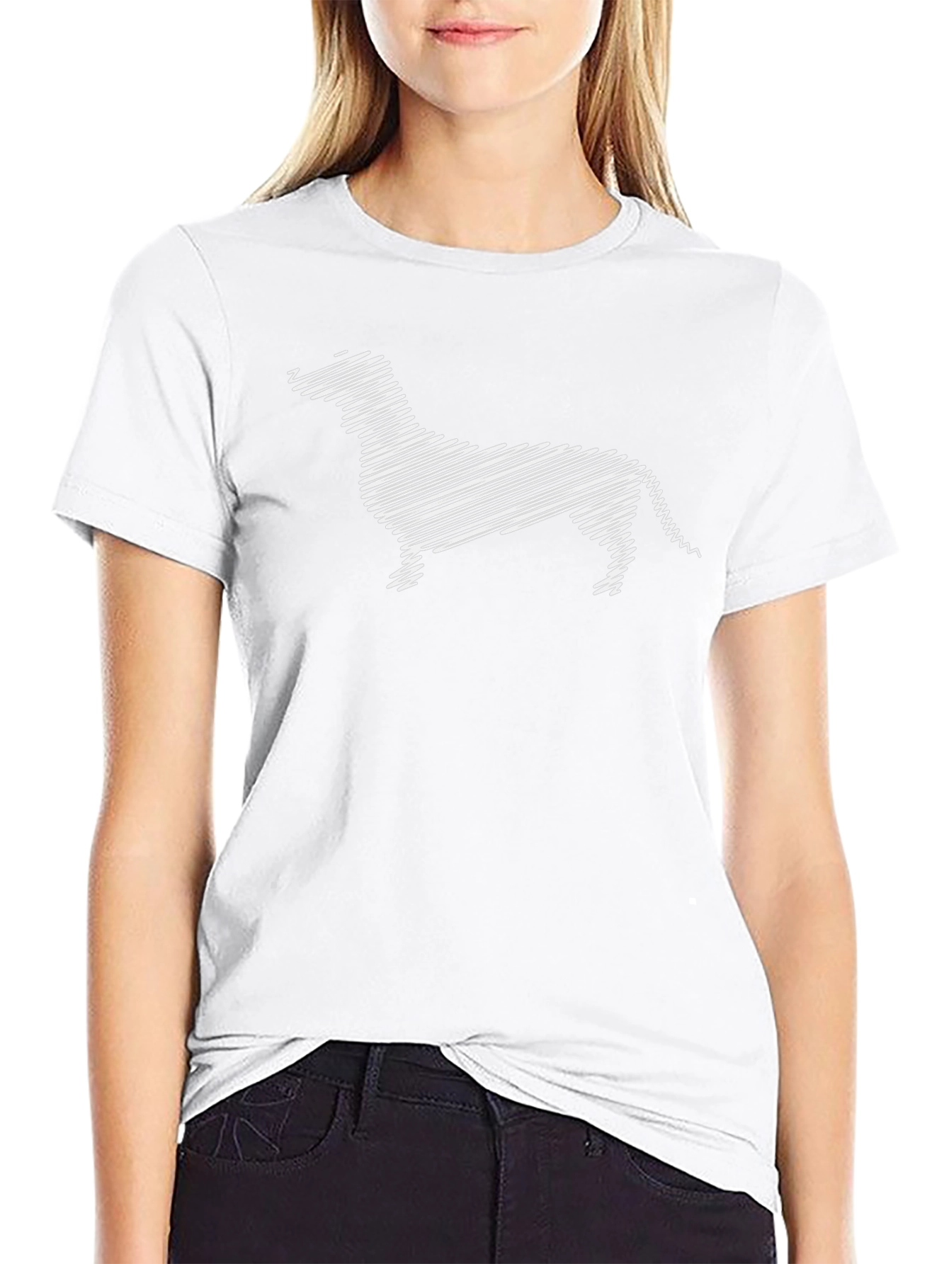 Dachshund Sketch Graphic Tee