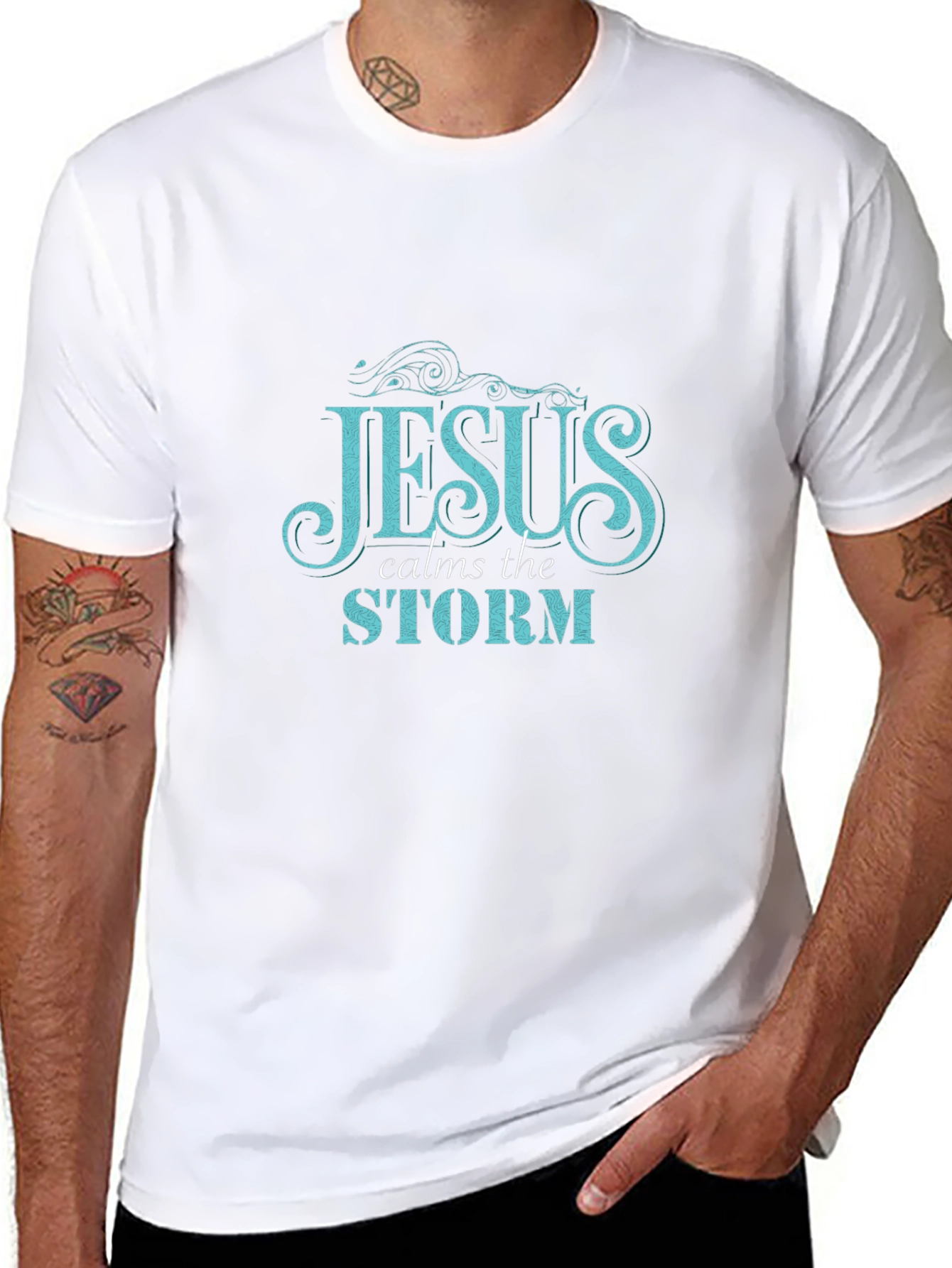Jesus Calms the Storm Graphic T-Shirt