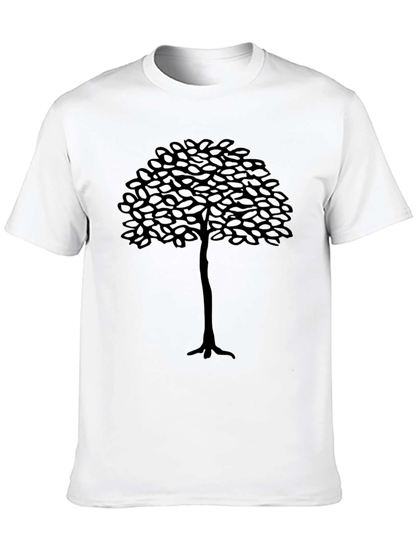 Black Tree Graphic T-Shirt - Mens Casual Tee