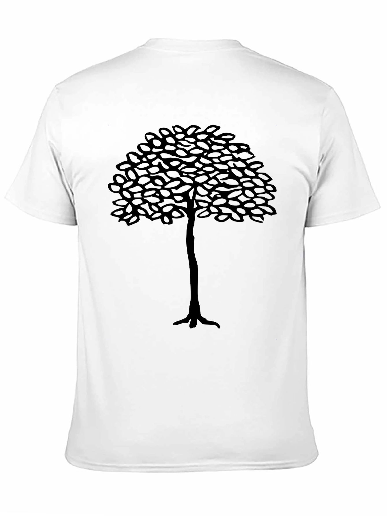 Black Tree Graphic T-Shirt - Mens Casual Tee